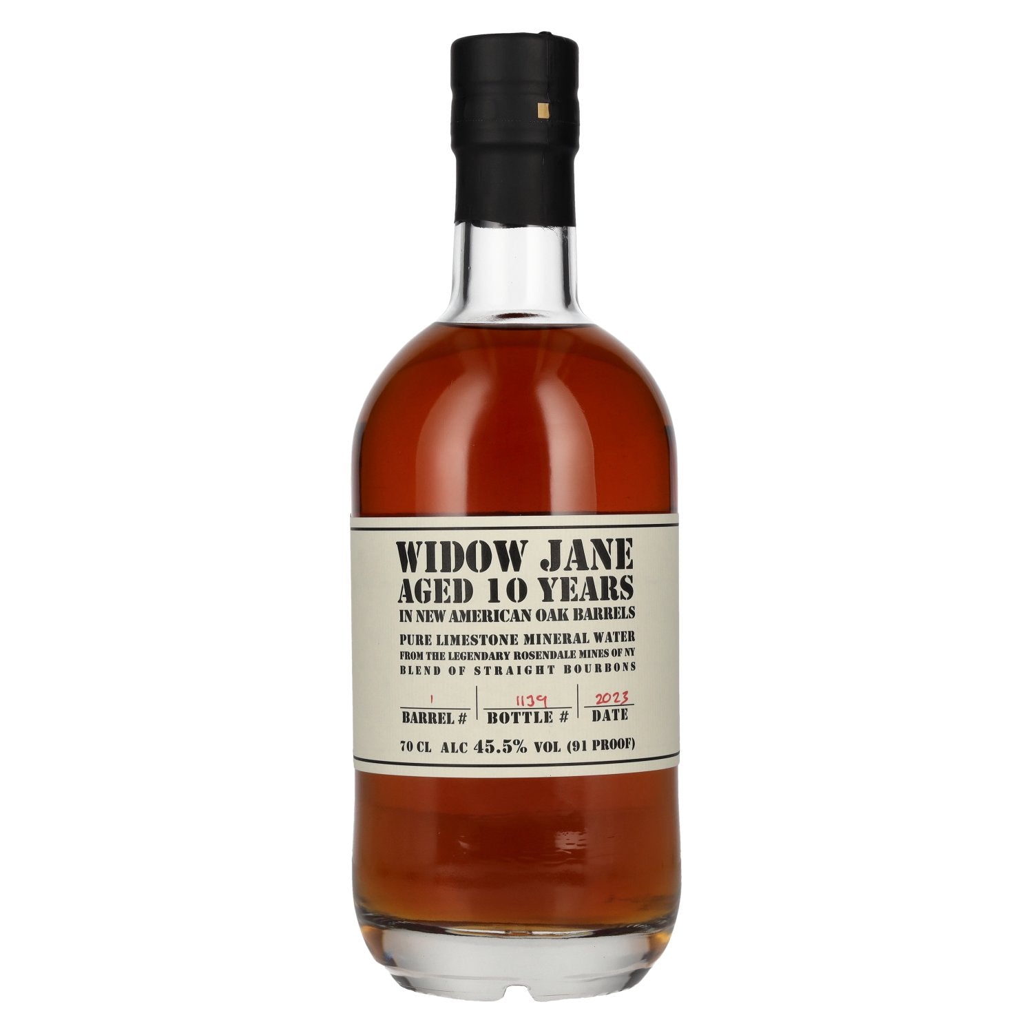 Widow Jane 10 Years Old Straight Bourbon Whiskey 45,5% Vol. 0,7l