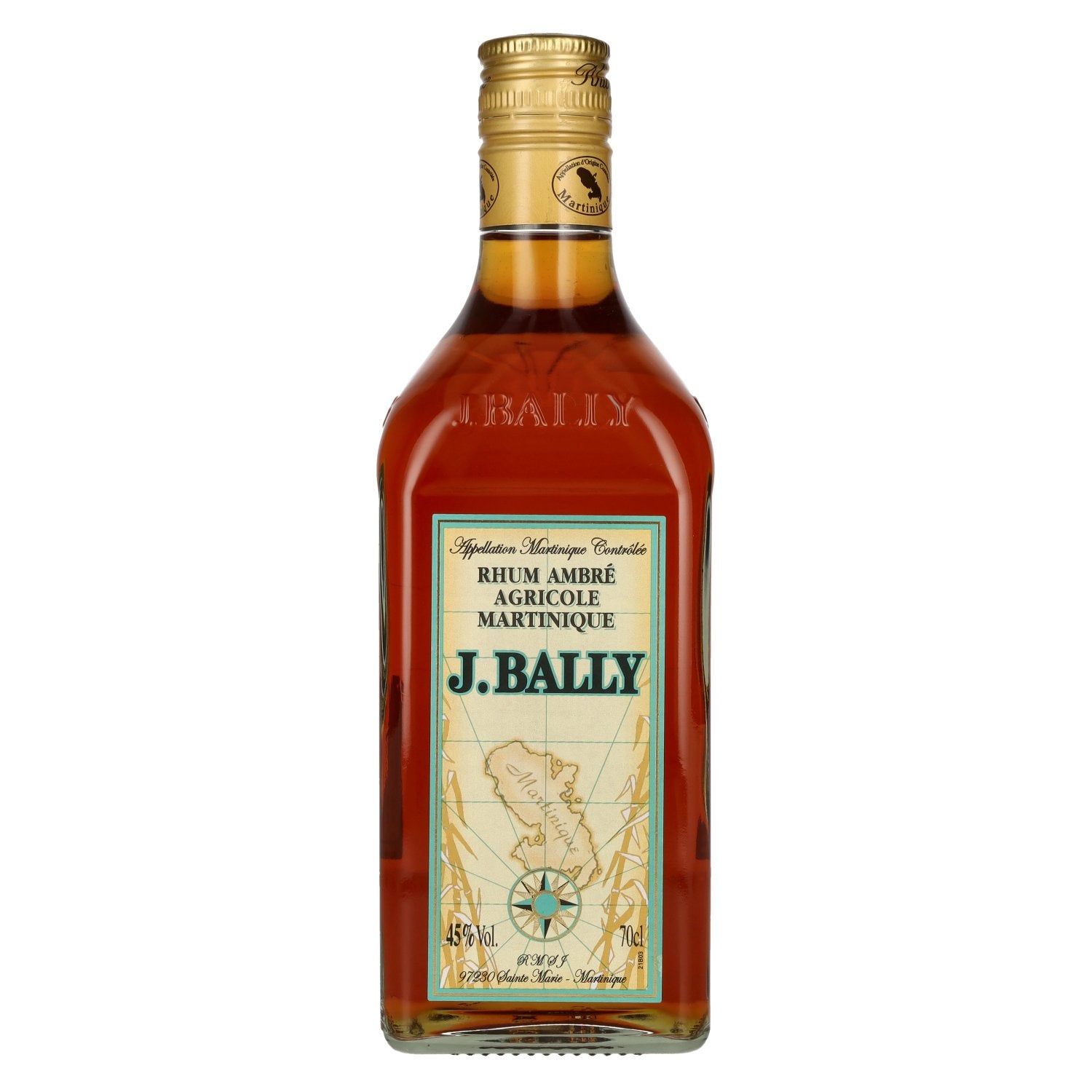 J. Bally Rhum Ambre Agricole Martinique 45% Vol. 0,7l