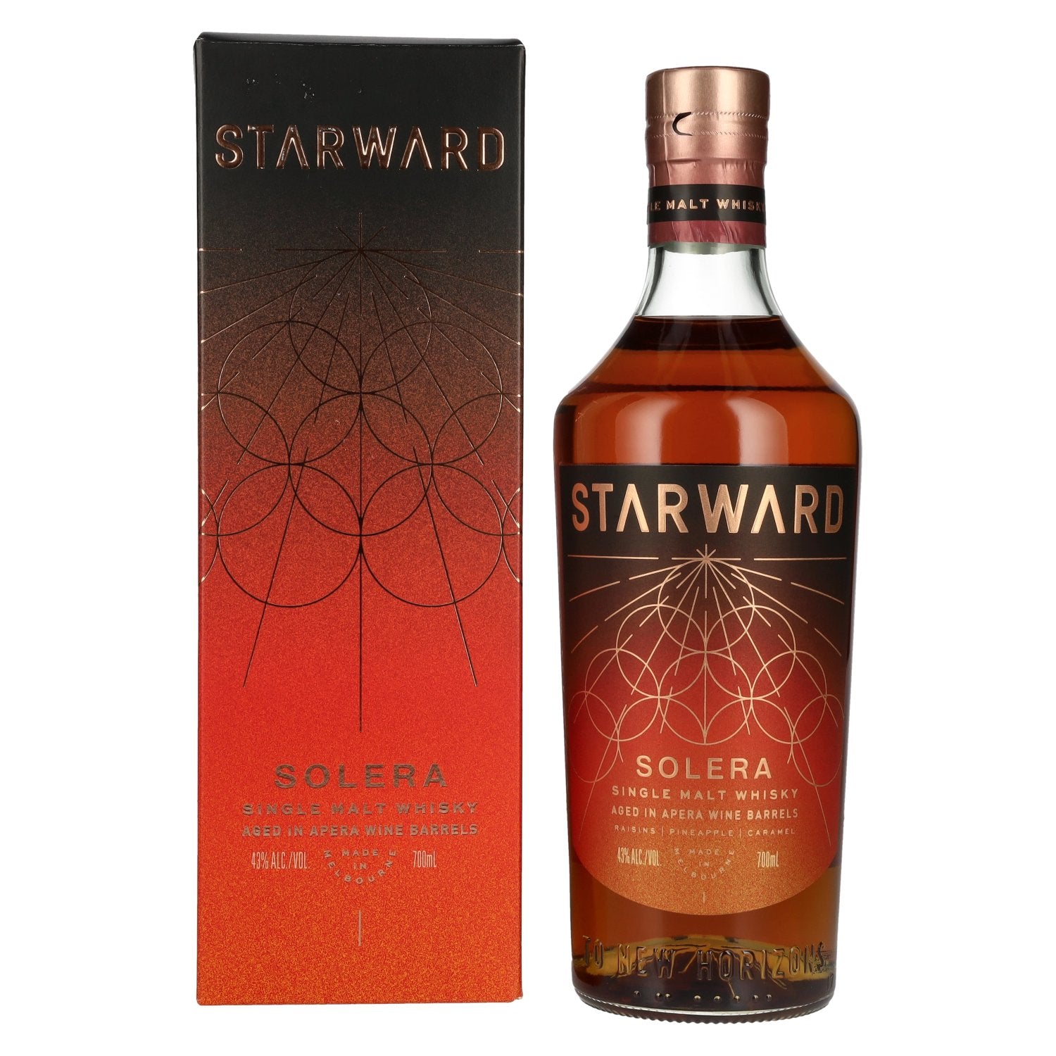 Starward SOLERA Single Malt Australian Whisky 43% Vol. 0,7l in Giftbox