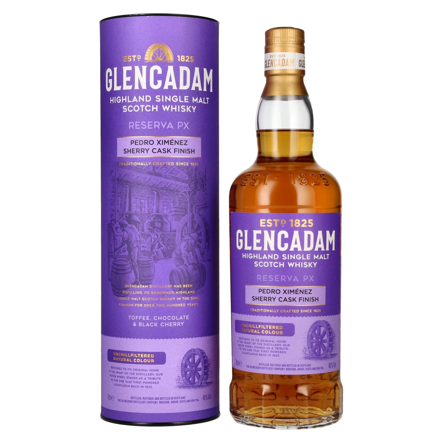 Glencadam RESERVA PX 46% Vol. 0,7l in Giftbox