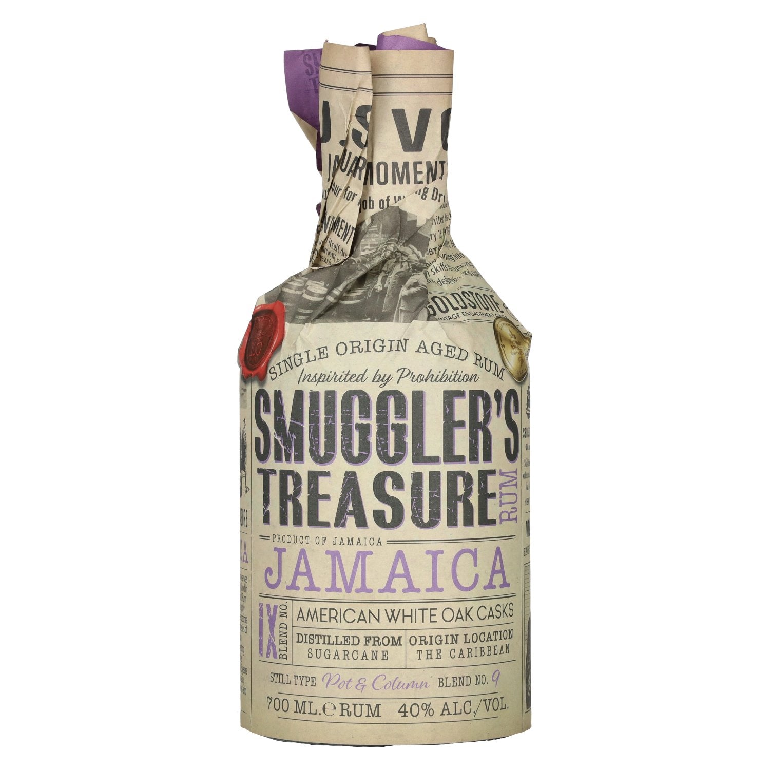 Smuggler's Treasure JAMAICA Single Origin Aged Rum 40% Vol. 0,7l