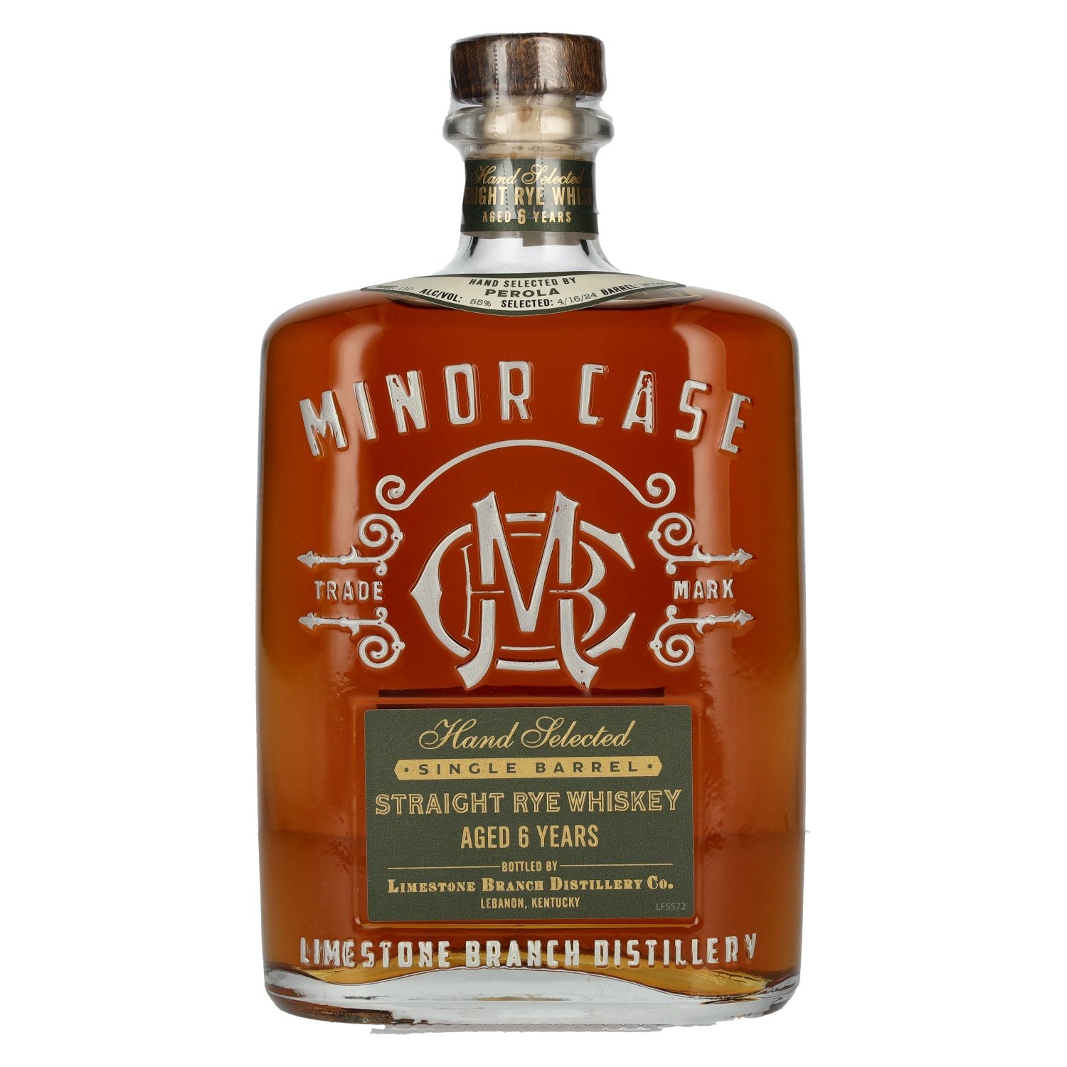 MINOR CASE 6 Years Old Straight Rye Whisky 55% Vol. 0,75l