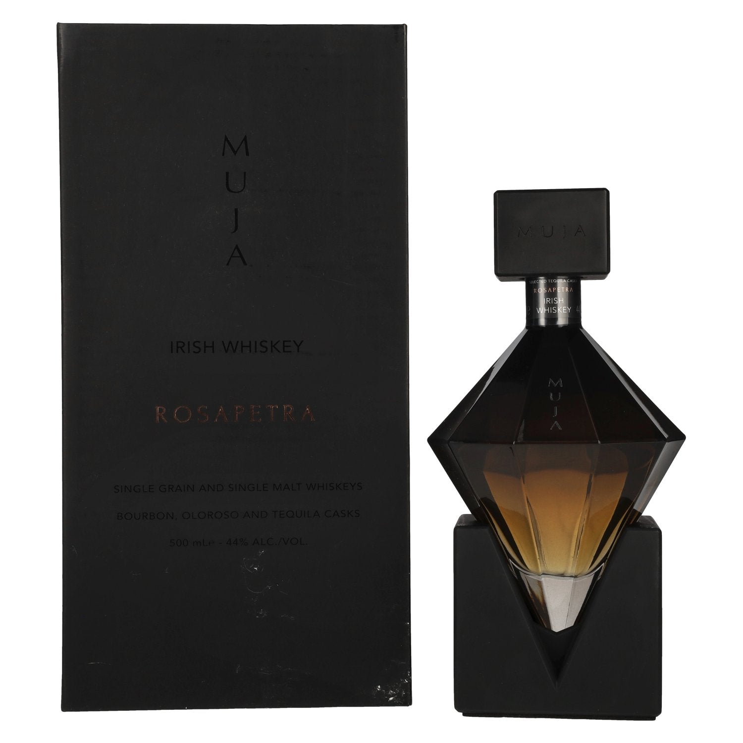 Muja Rosapetra Blended Irish Whiskey 44% Vol. 0,5l in Giftbox