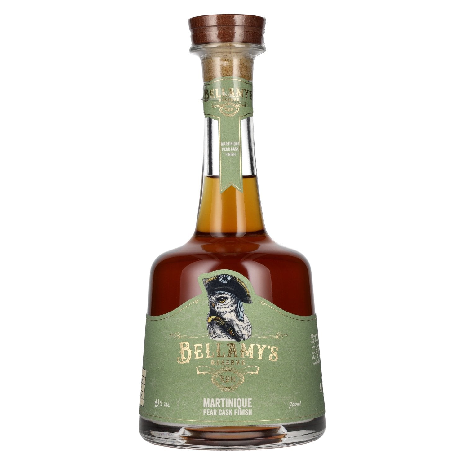 Bellamy's Reserve Rum MARTINIQUE PEAR CASK FINISH 43% Vol. 0,7l