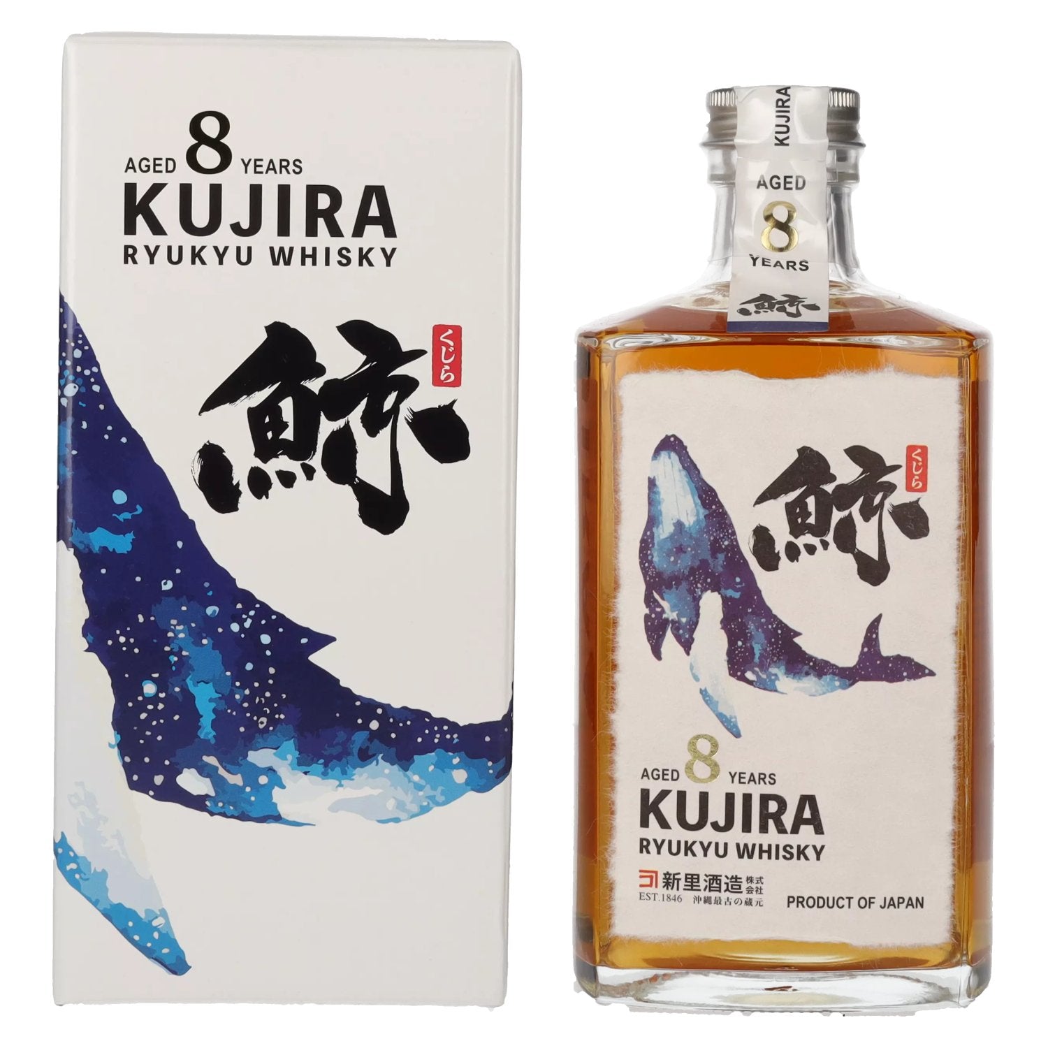 Kujira Ryukyu 8 Years Old Whisky 43% Vol. 0,5l in Giftbox