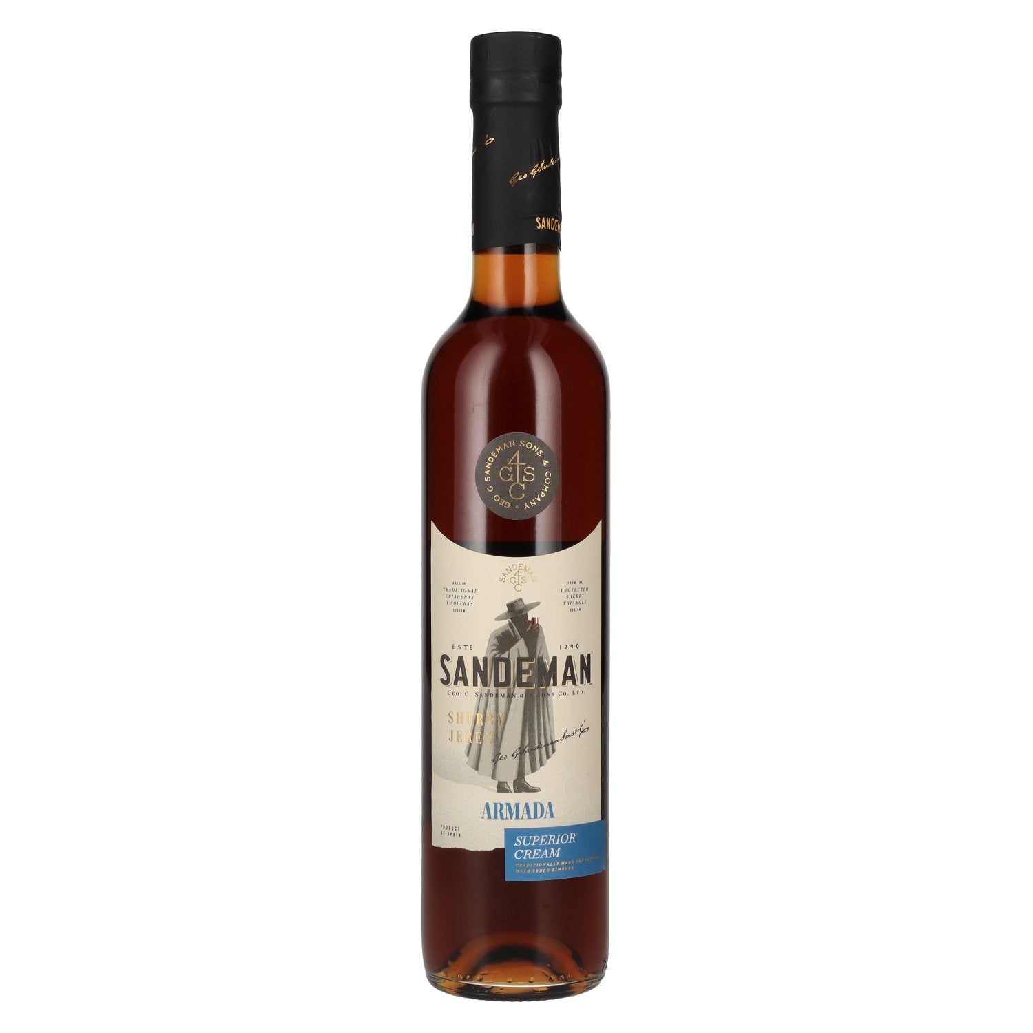 Sandeman ARMADA Superior Cream Sherry 17,5% Vol. 0,5l