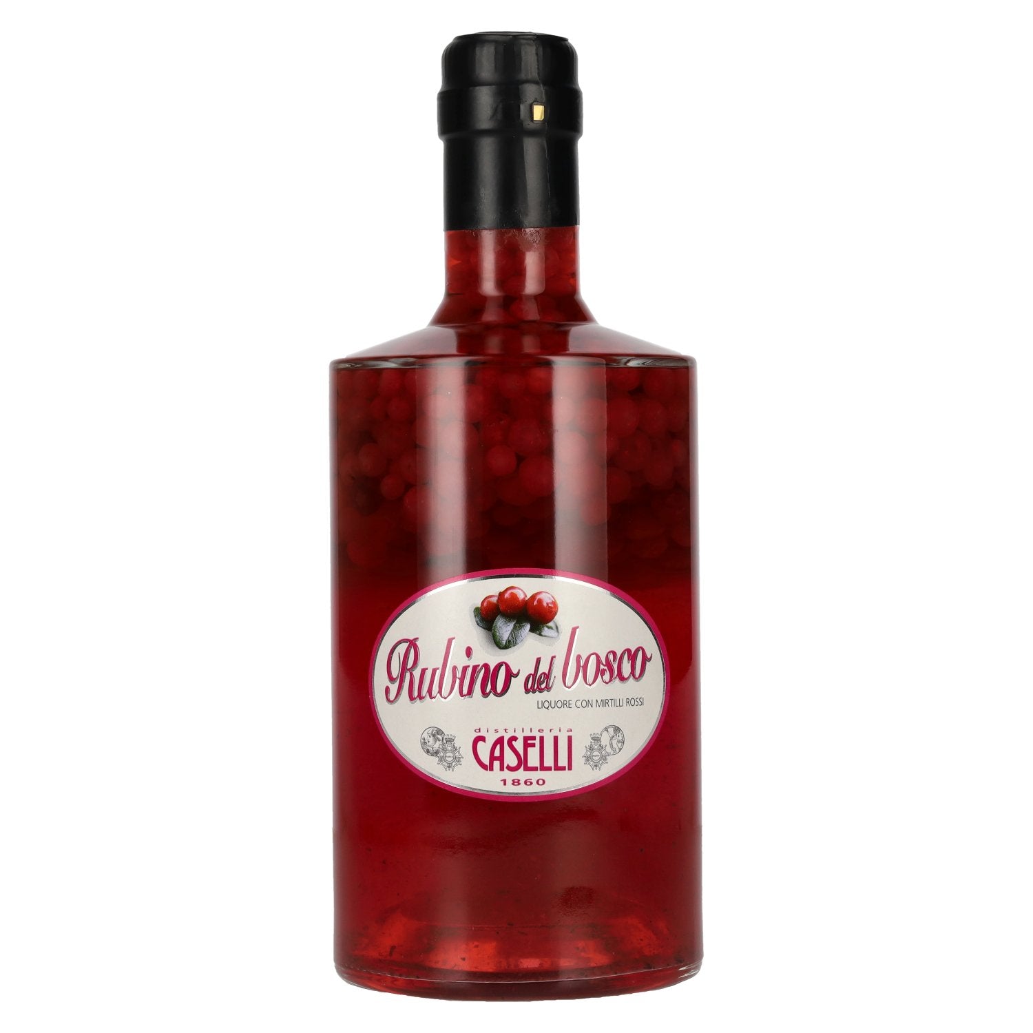Caselli Rubino del bosco Liquore con Mirtilli Rossi 25% Vol. 0,7l