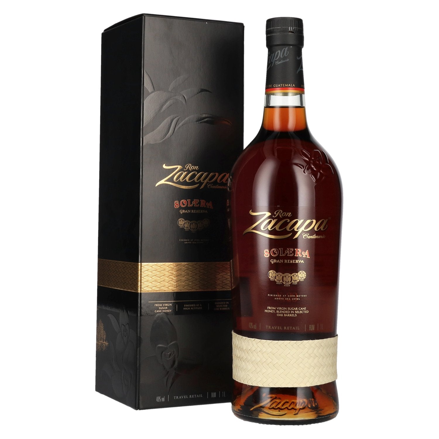Ron Zacapa Centenario SOLERA Gran Reserva 40% Vol. 1l in Giftbox