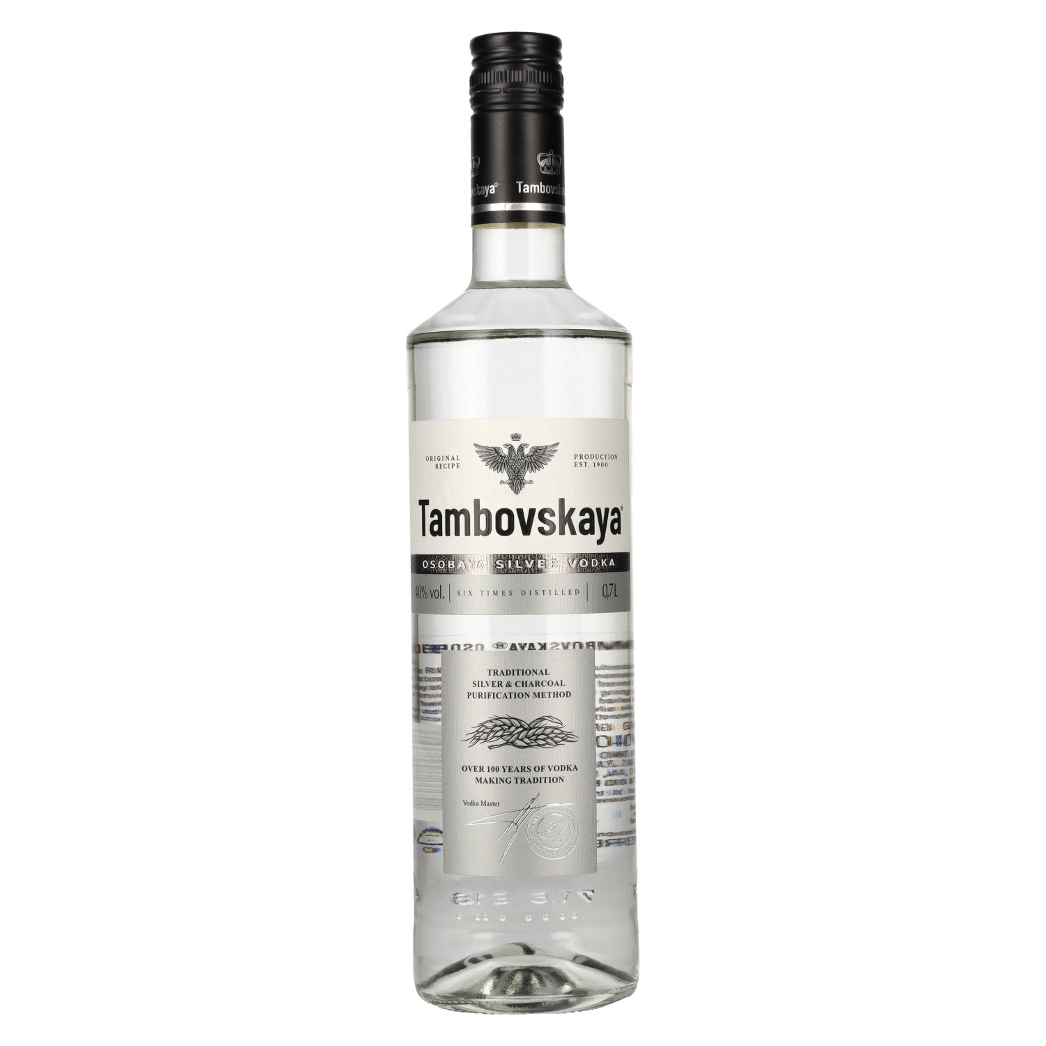 Tambovskaya Osobaya Silver Vodka 40% Vol. 0,7l