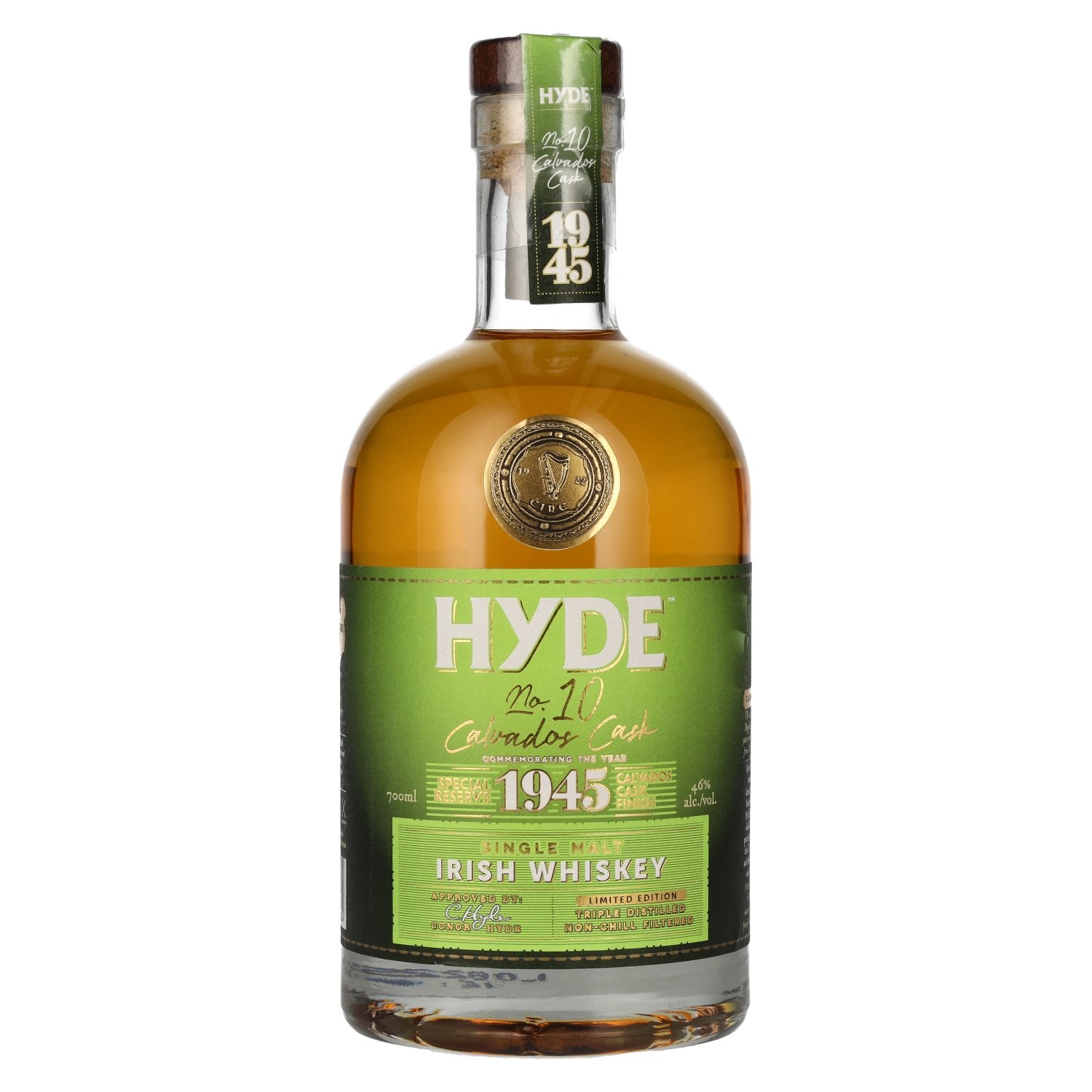 Hyde No.10 CALVADOS CASK 1945 Single Malt Irish Whiskey 46% Vol. 0,7l