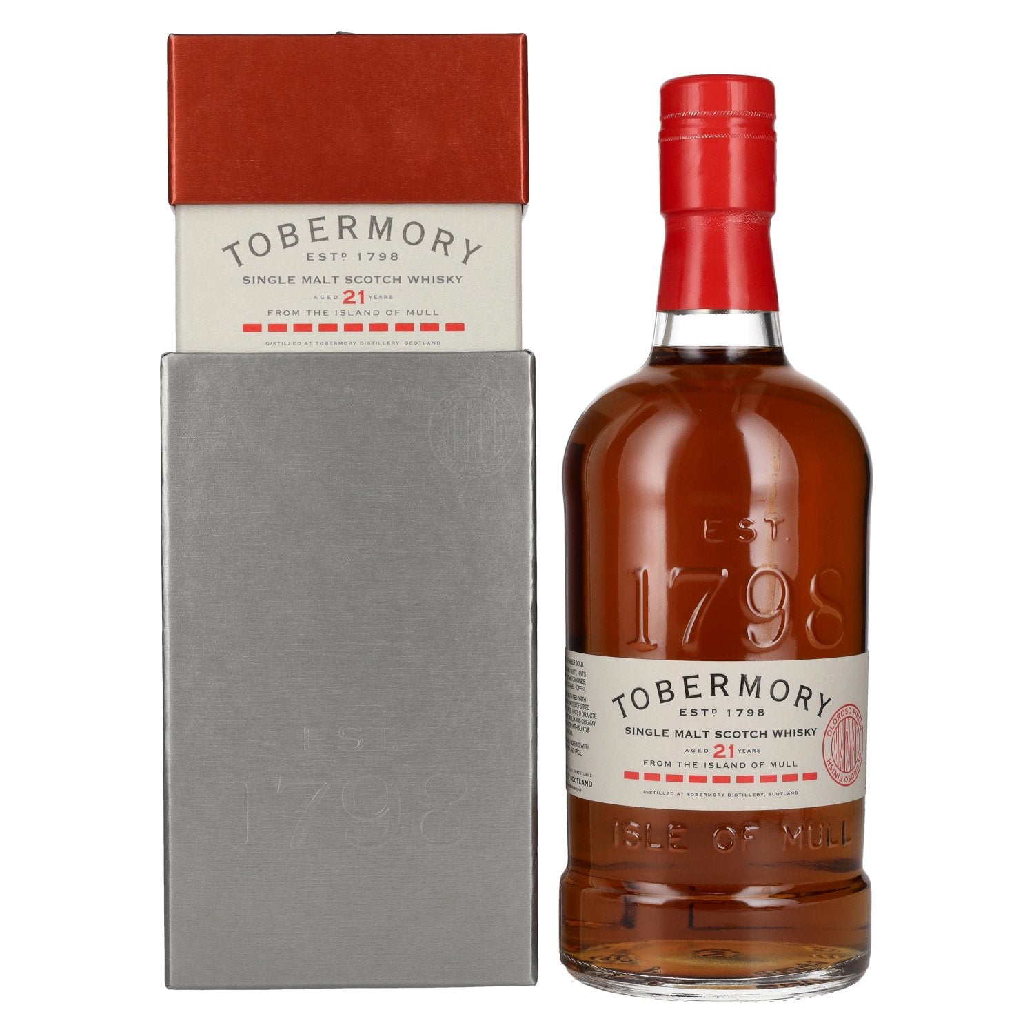 Tobermory 21 Years Old Single Malt Oloroso Cask Finish 46,3% Vol. 0,7l in Giftbox