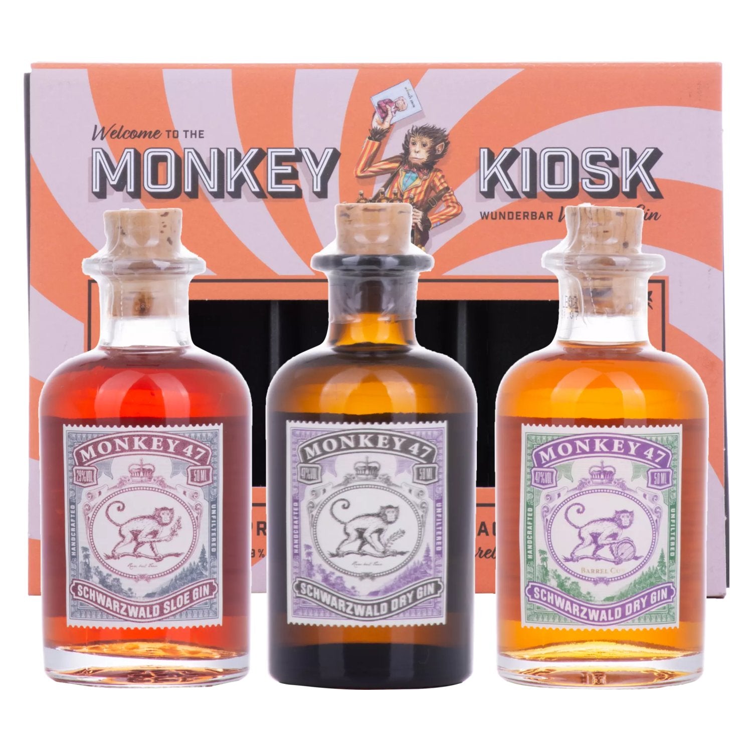 Monkey 47 Kiosk Set 41% Vol. 3x0,05l in Giftbox