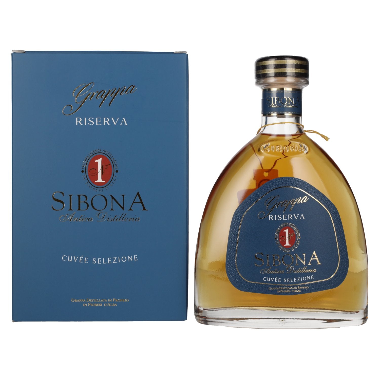 Sibona GRAPPA RISERVA NUMERO 1 CUVEE SELEZIONE 40% Vol. 0,7l in Giftbox