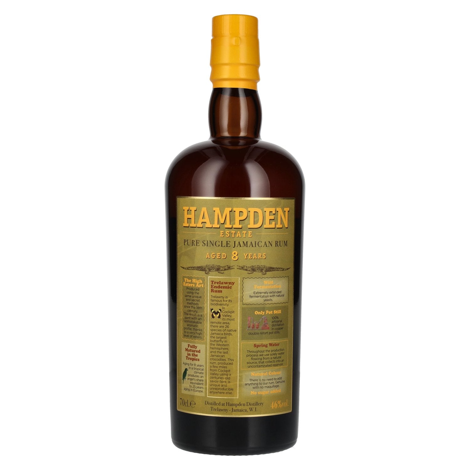 Hampden Estate 8 Years Old Pure Single Jamaican Rum 46% Vol. 0,7l