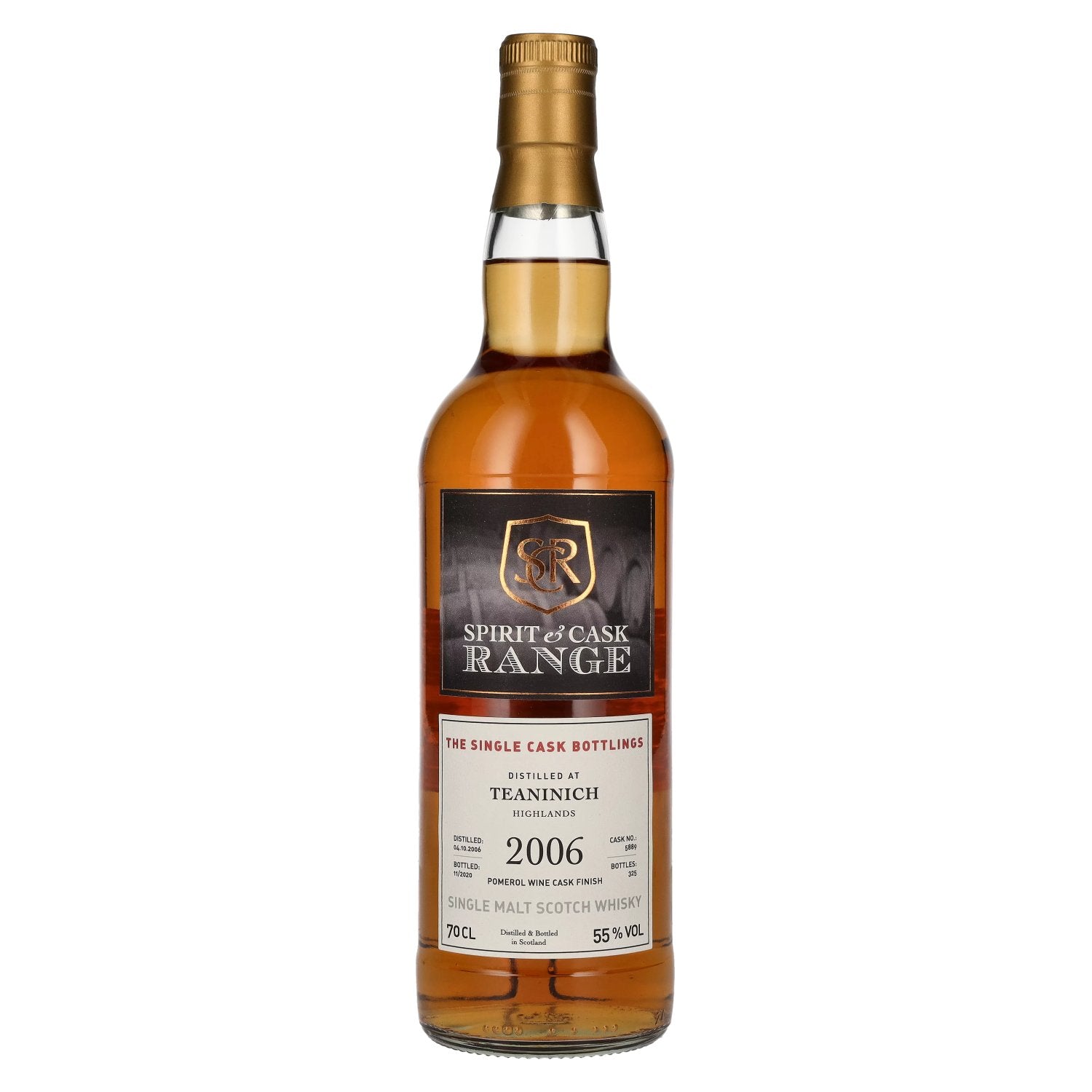 Whiskymax SPIRIT & CASK RANGE Teaninich Single Cask Malt 2006 55% Vol. 0,7l