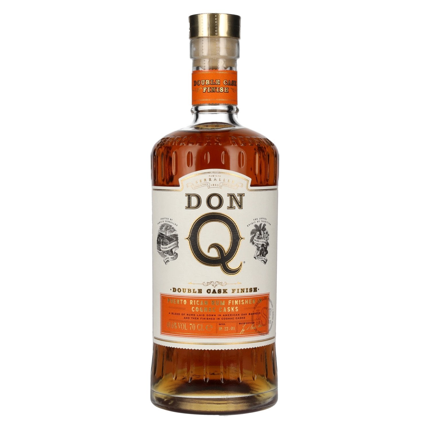 Don Q Double Cask COGNAC CASK FINISH Rum 49,6% Vol. 0,7l