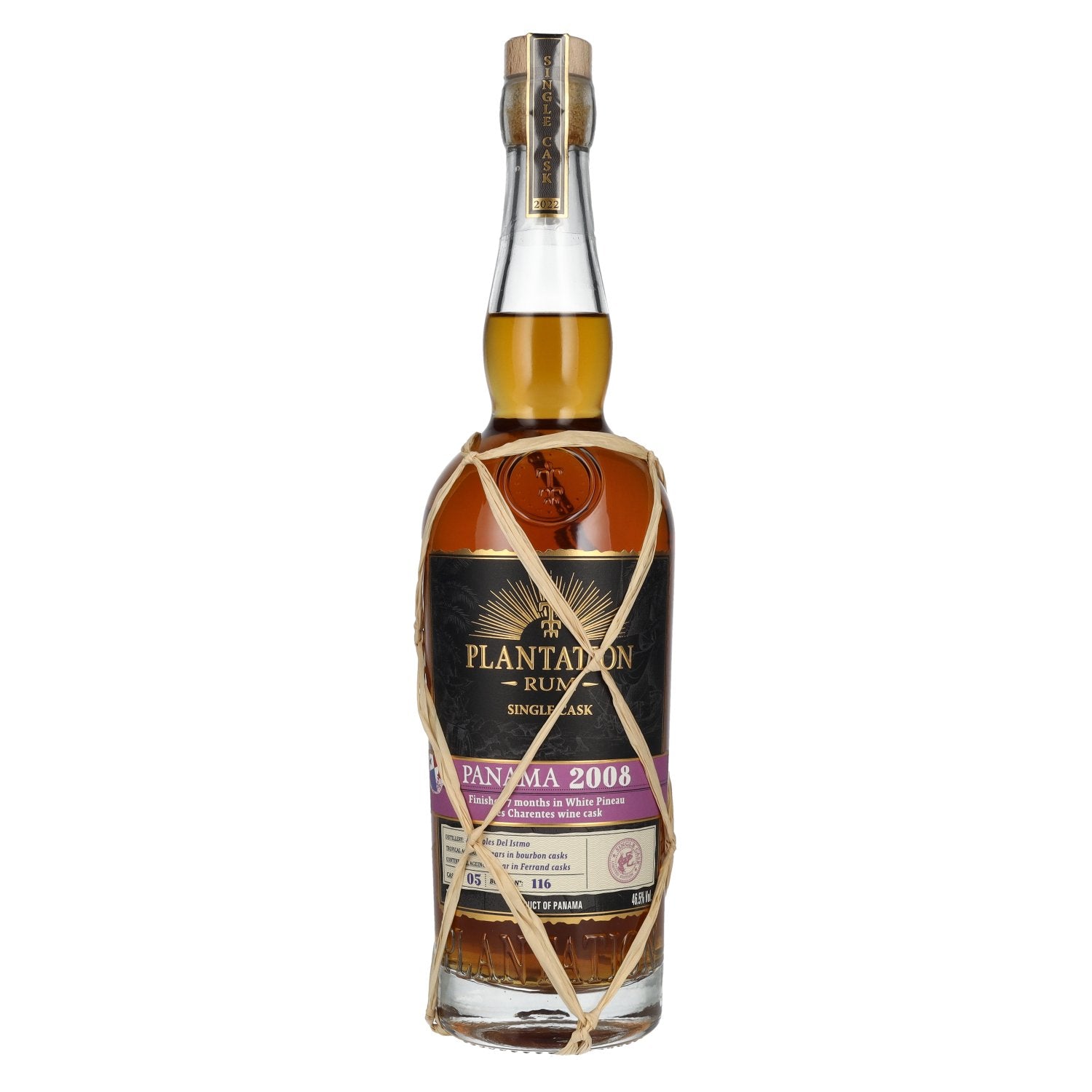Plantation Rum PANAMA Single Cask White Pineau des Charentes Finish 46,5% Vol. 0,7l