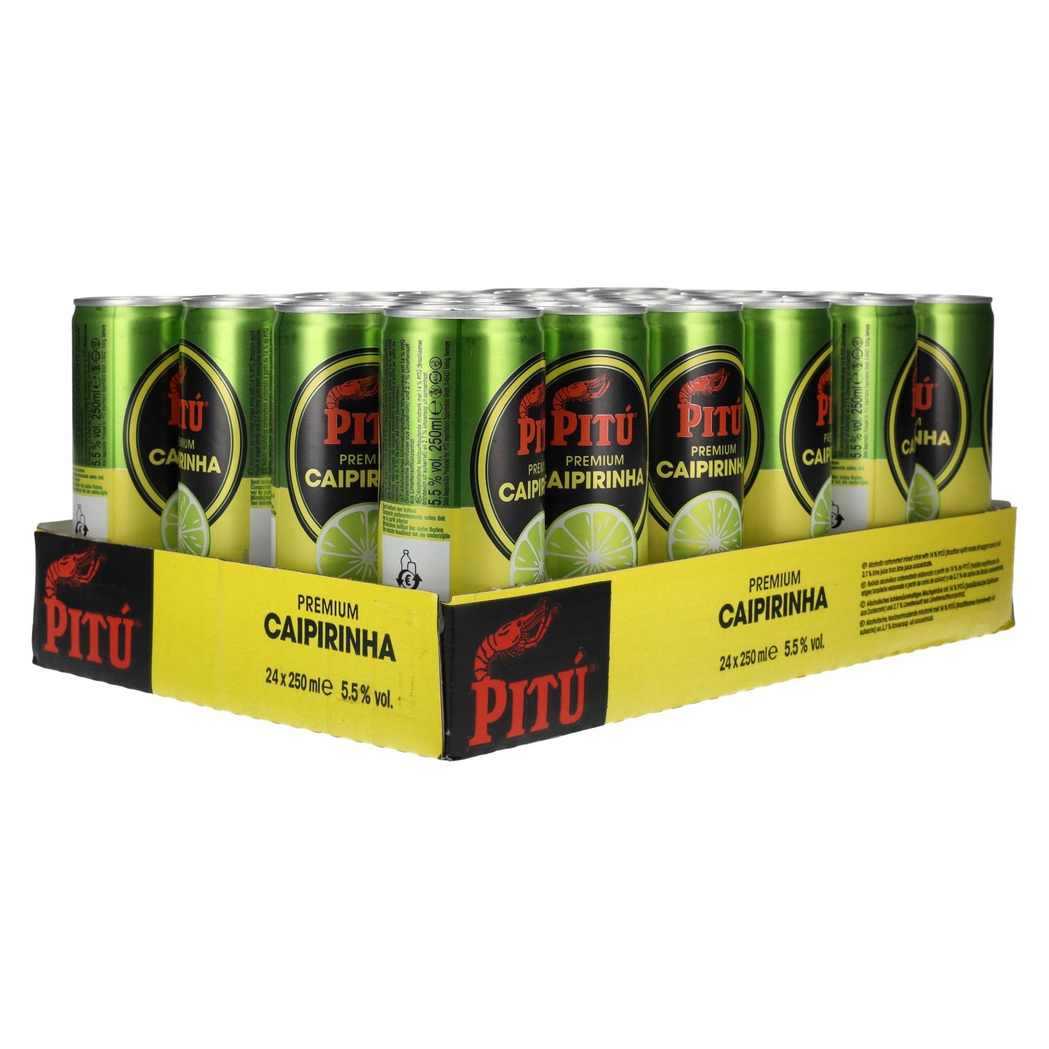 Pitu Premium Caipirinha 5,5% Vol. 24x0,25l Dosen Pfand