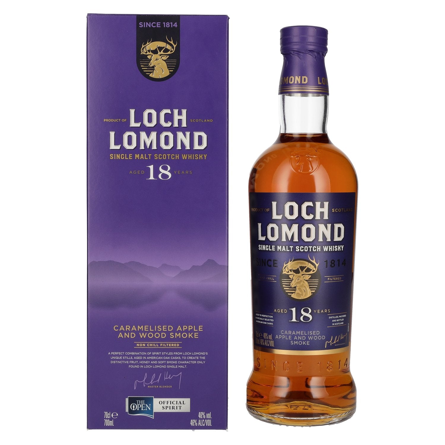 Loch Lomond 18 Years Old Single Malt Fruit and Spice 46% Vol. 0,7l in Giftbox