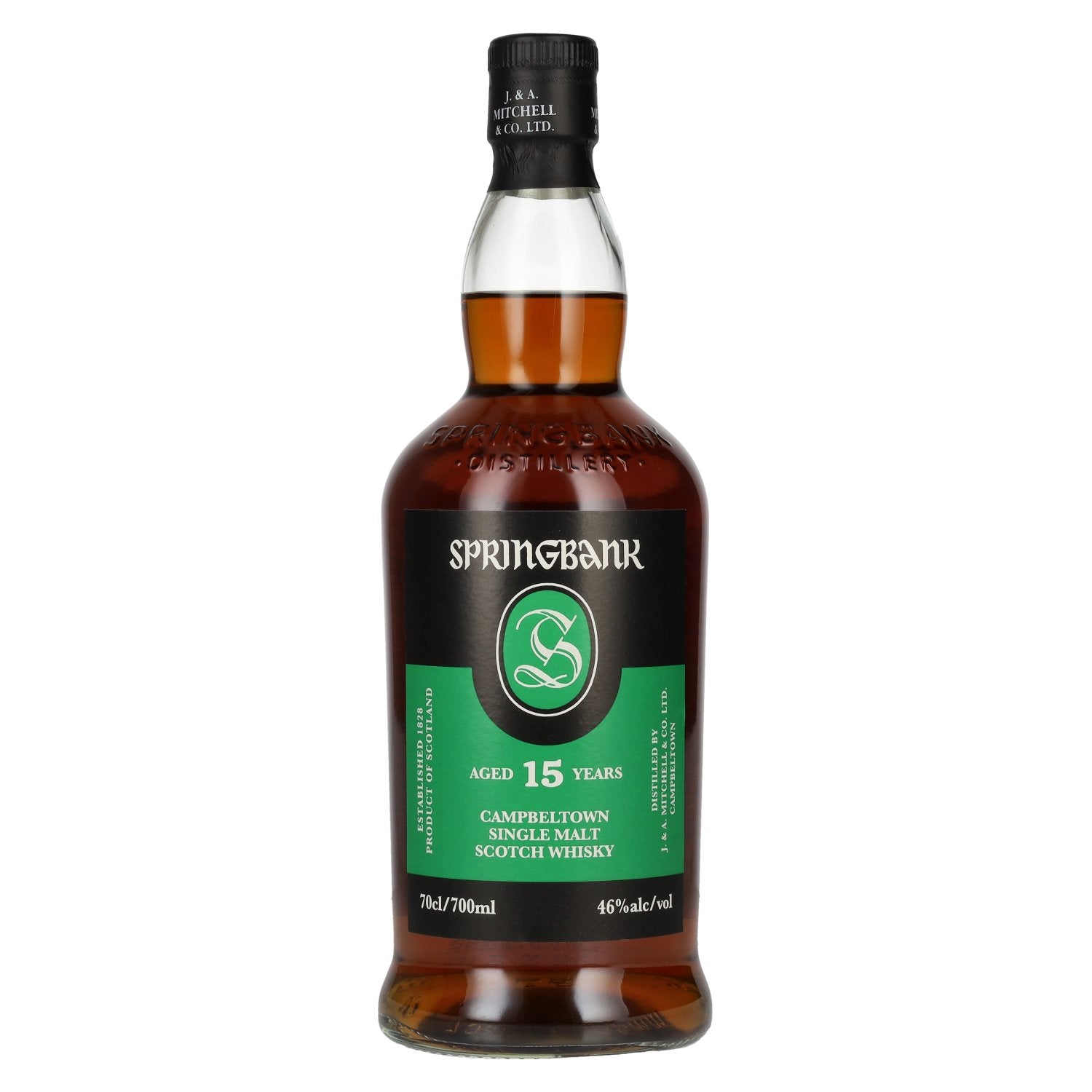 Springbank 15 Years Old Campbeltown Single Malt Scotch Whisky 46% Vol. 0,7l