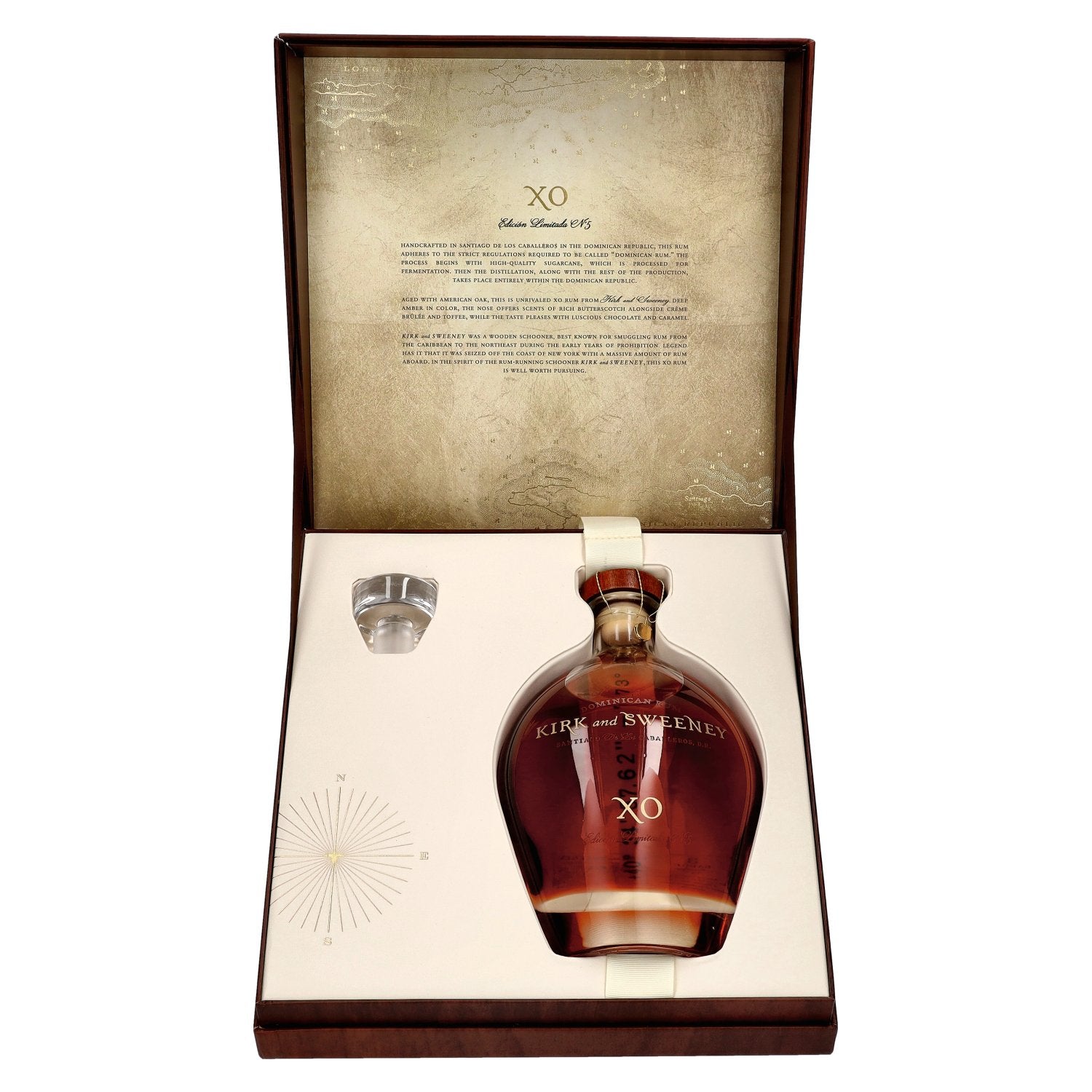 Kirk and Sweeney XO Dominican Rum Edicion Limitada No. 5 bio 65,5% Vol. 0,7l in Giftbox