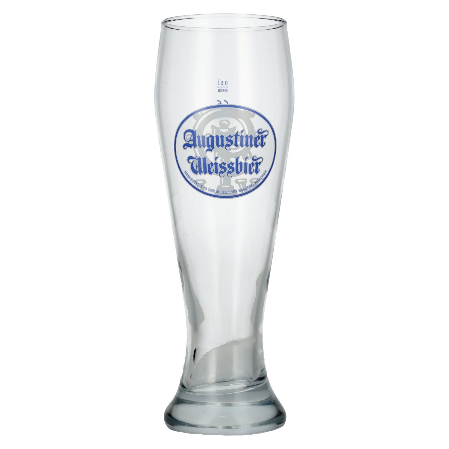 Augustiner Weissbierglas 0,5l with calibration
