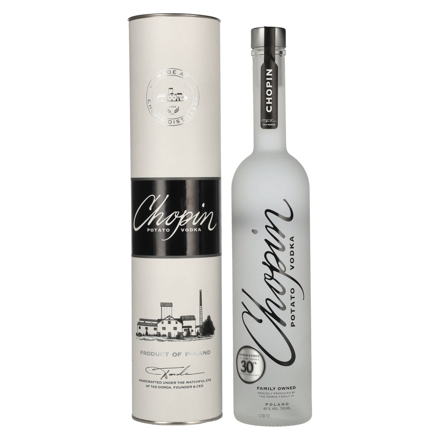 Chopin Potato Vodka 40% Vol. 0,7l in Giftbox