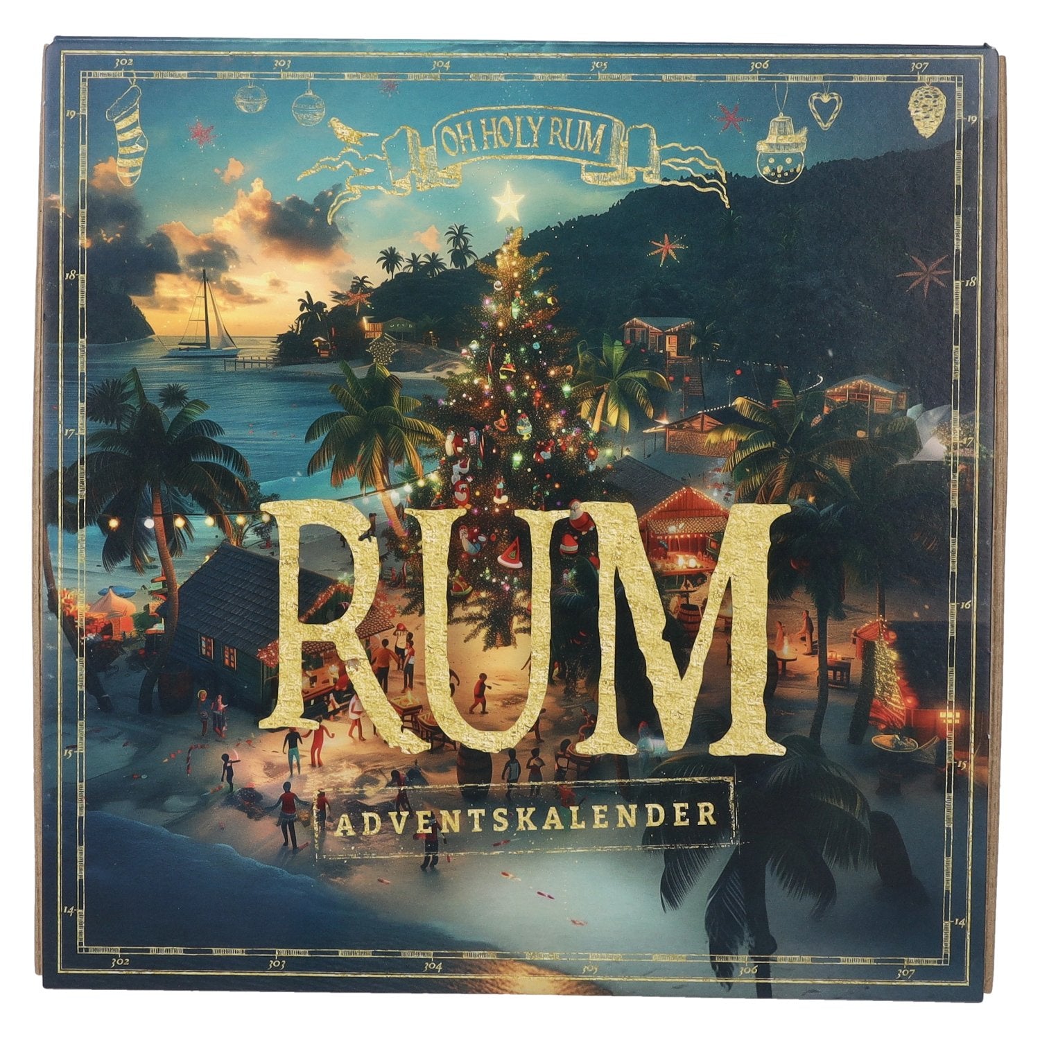 OH HOLY Rum Adventskalender 2024 43,5% Vol. 24x0,02l