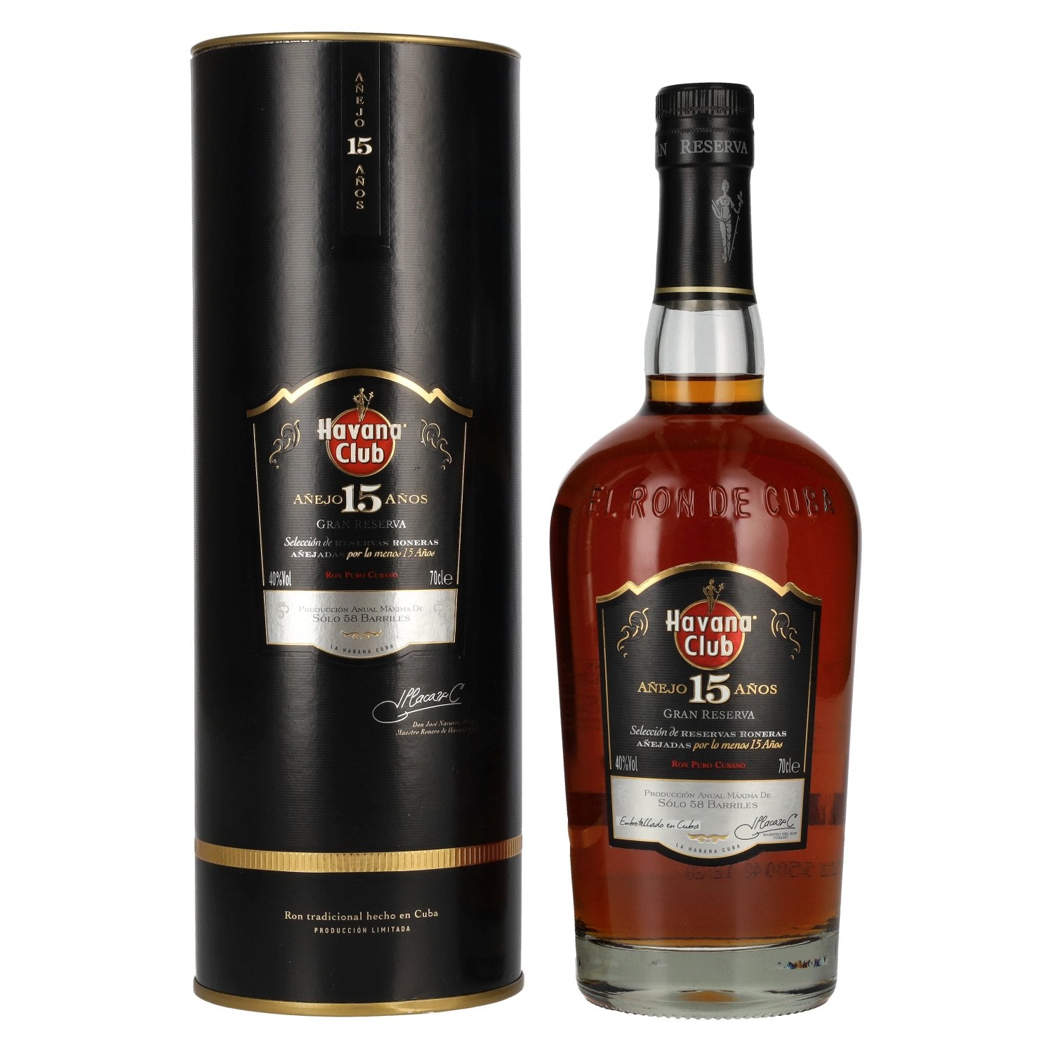 Havana Club Gran Reserva Anejo 15 Anos 40% Vol. 0,7l in Giftbox