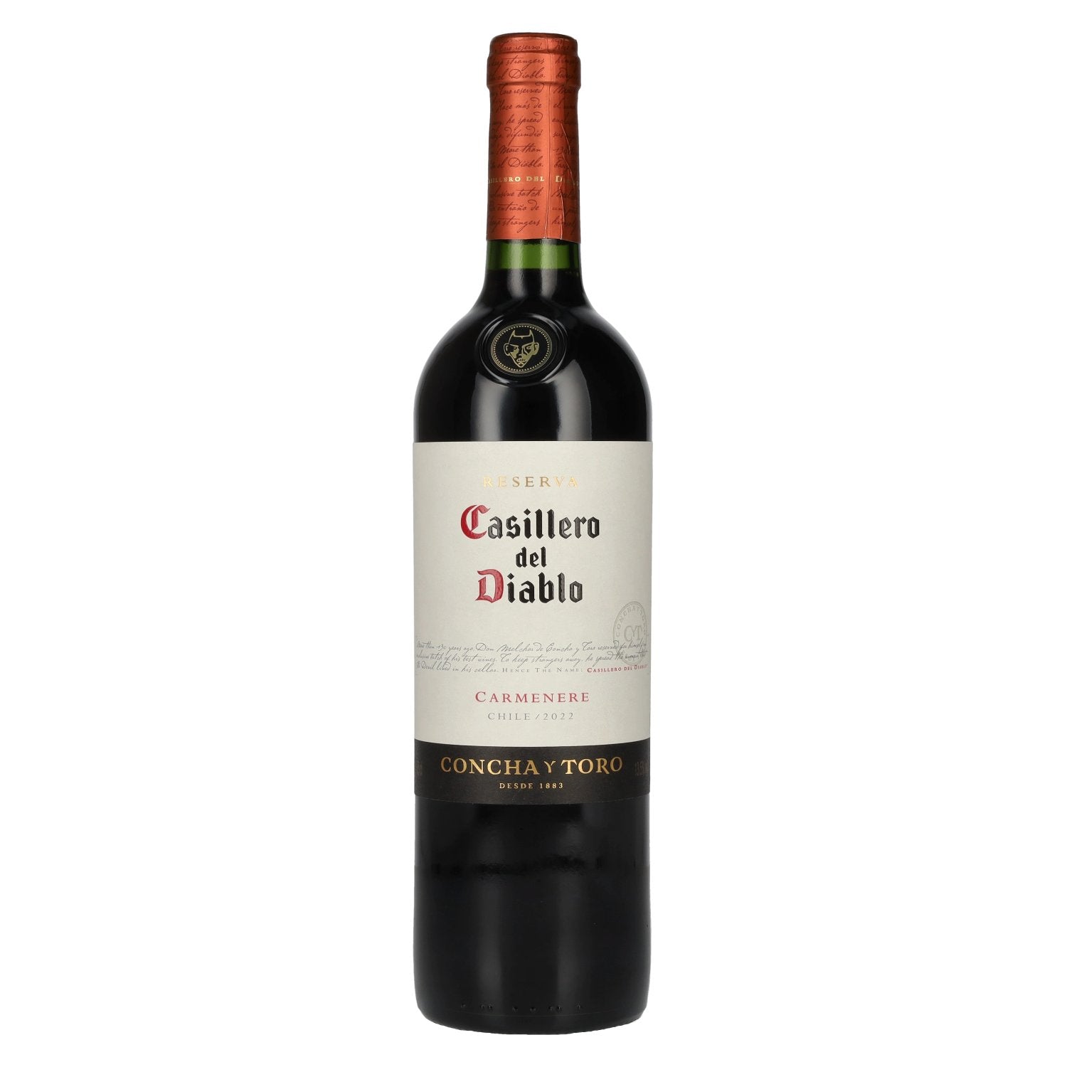 Concha y Toro Casillero del Diablo CARMENERE Reserva 2022 13,5% Vol. 0,75l