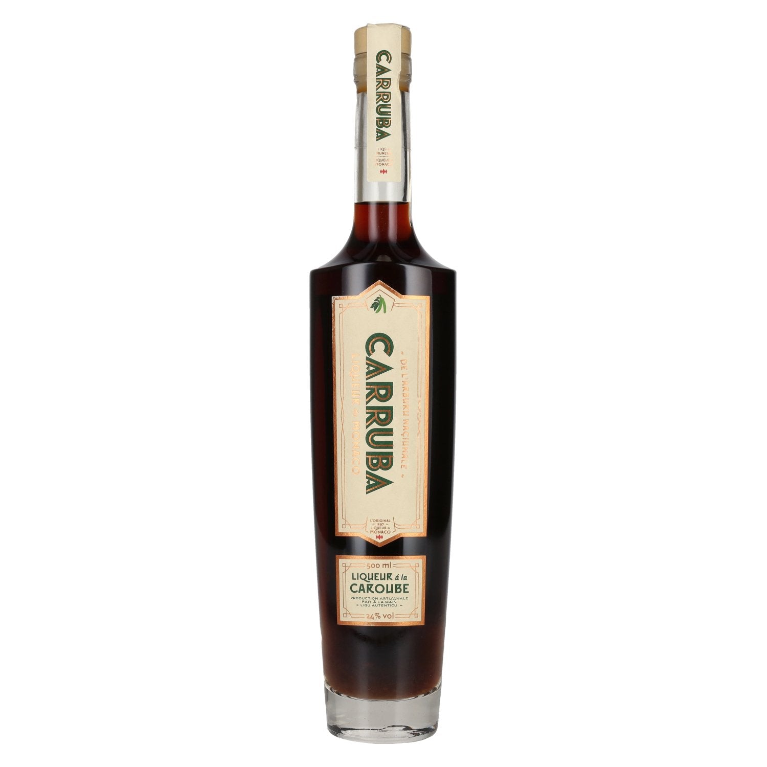 La Distillerie de Monaco Carruba Liqueur a la Caroube 24% Vol. 0,5l