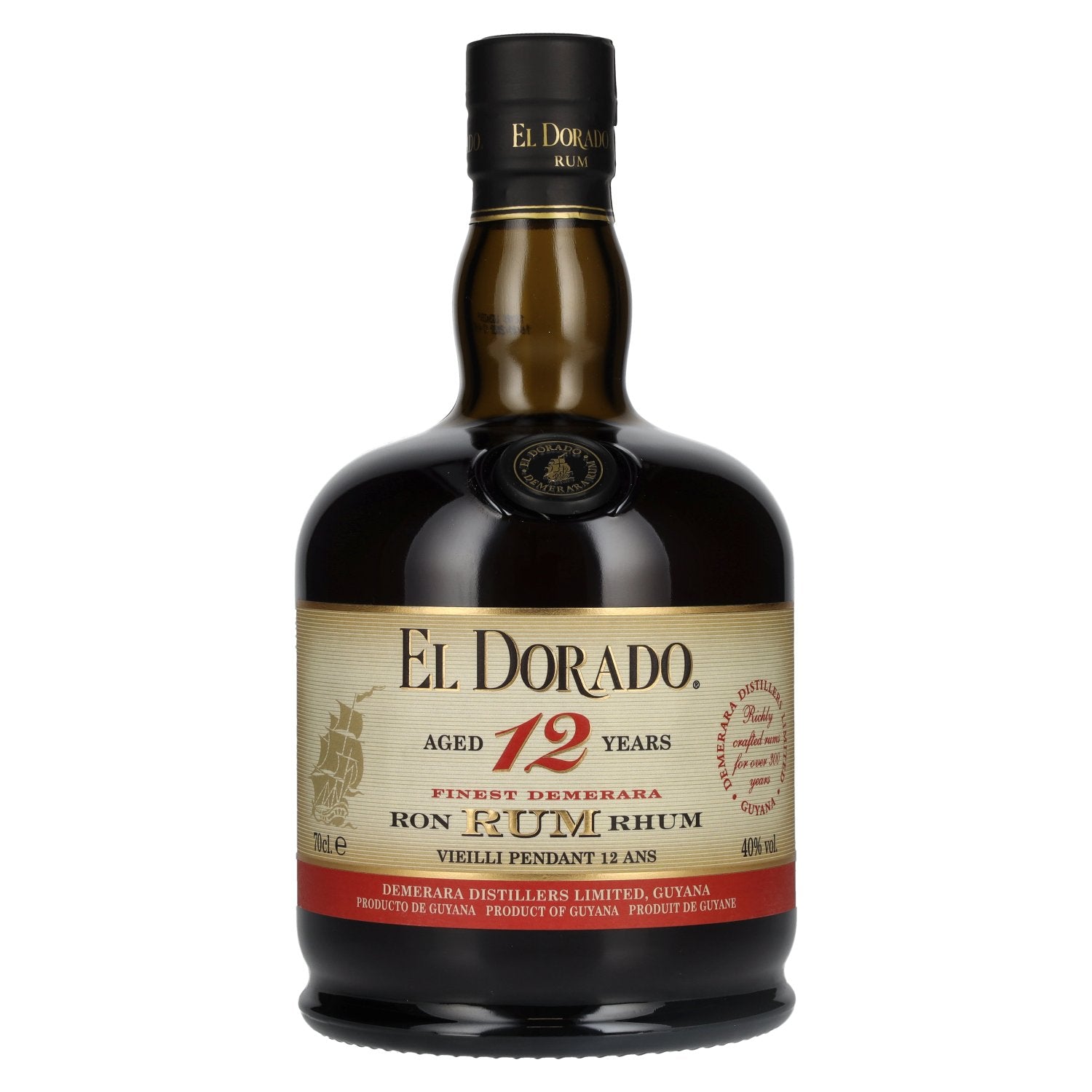 El Dorado 12 Years Old Finest Demerara Rum 40% Vol. 0,7l