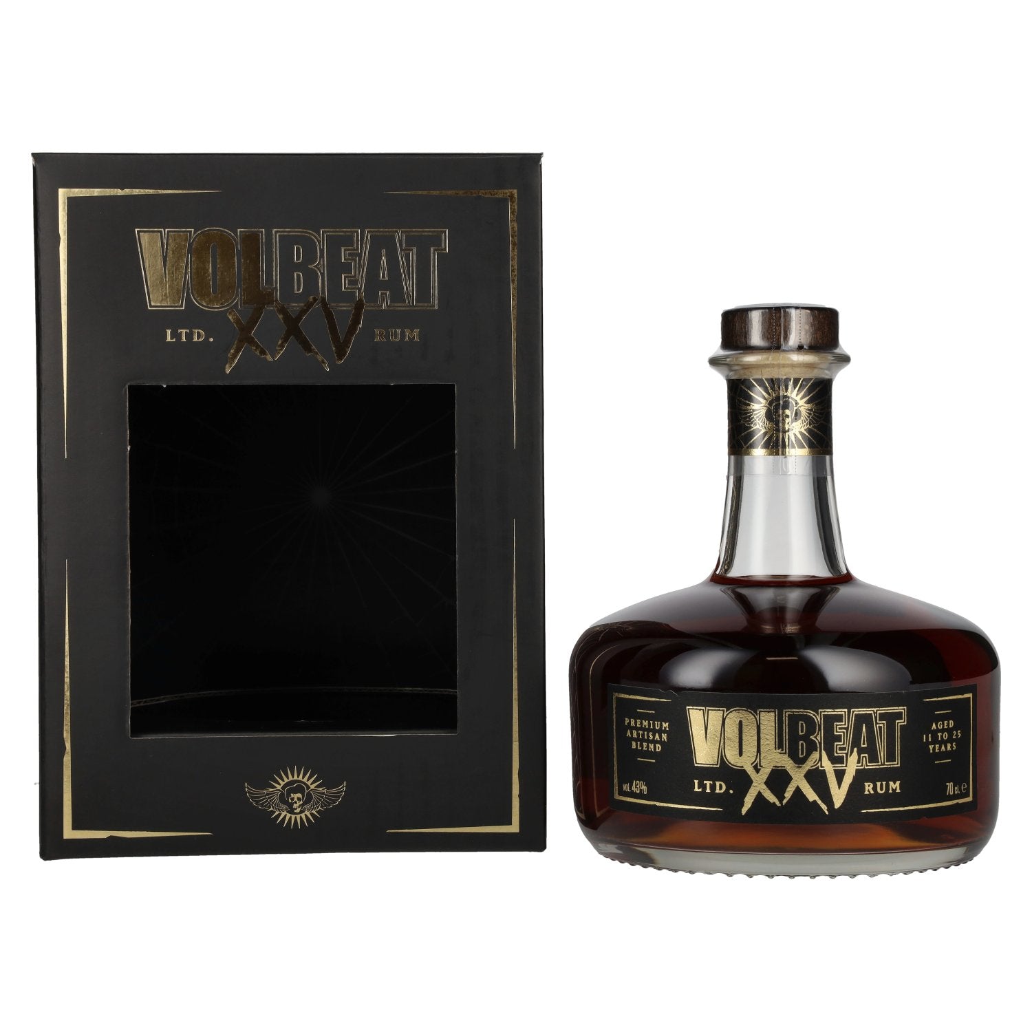 Volbeat XXV Premium Artisan Blend Rum Limited Edition 43% Vol. 0,7l in Giftbox