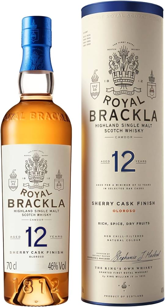 Royal Brackla 12 Years Old Highland Single Malt 40% Vol. 0,7l in Giftbox