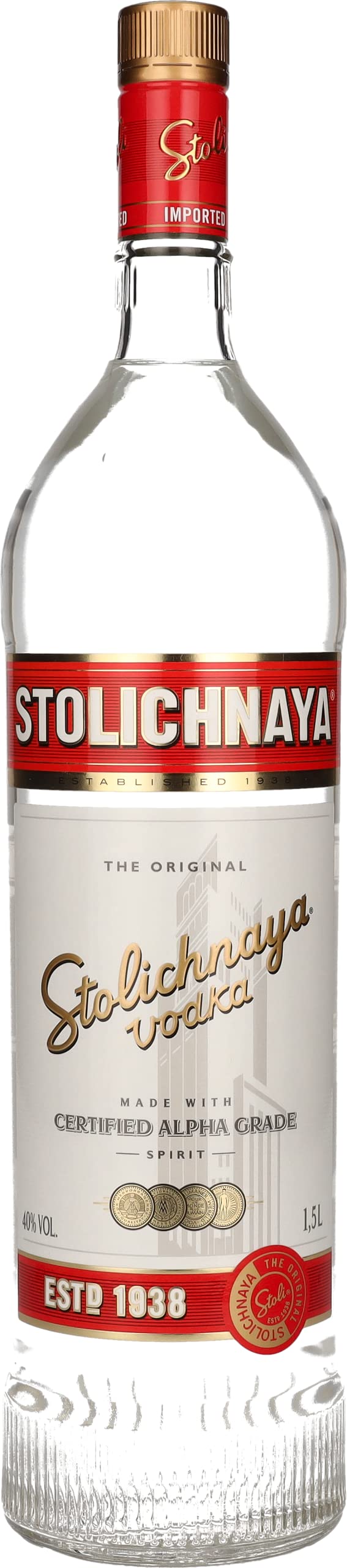 Stolichnaya Vodka SPI 40% Vol. 1,5l