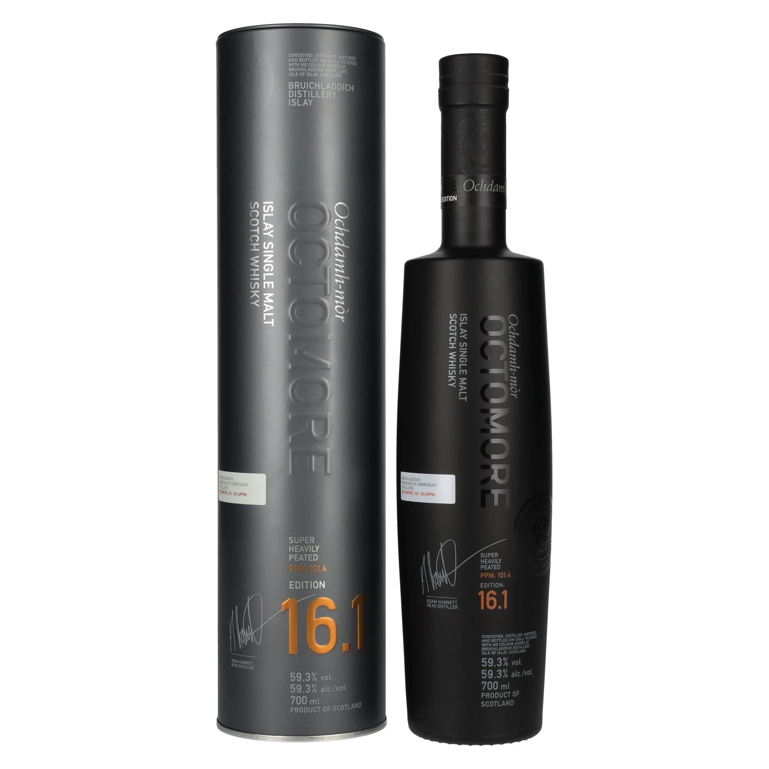 Octomore EDITION: 16.1 Super Heavily Peated Islay Single Malt Release 2025 59,3% Vol. 0,7l in Tinbox