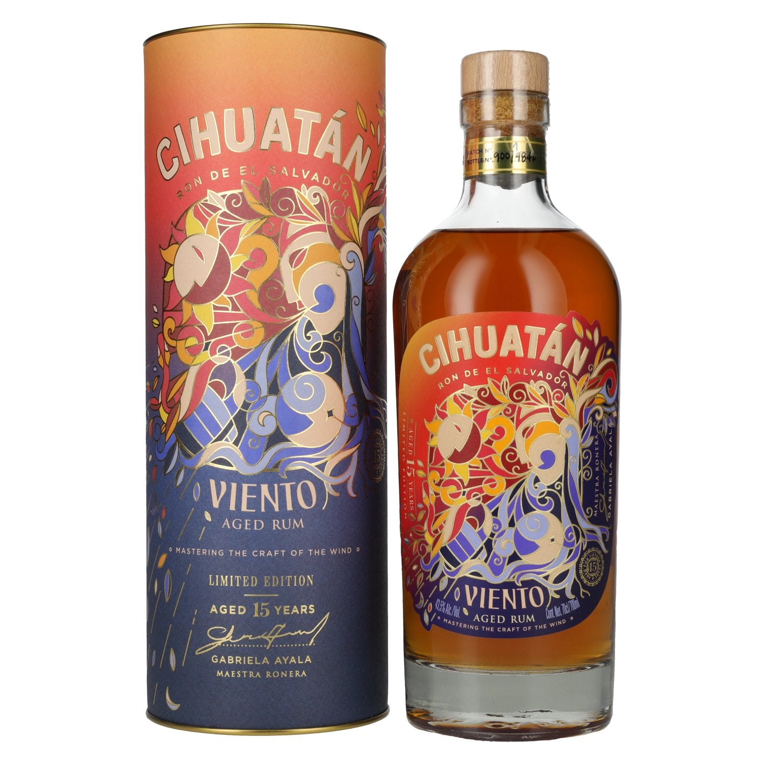 Cihuatan VIENTO Rum Limited Edition 43,5% Vol. 0,7l in Giftbox
