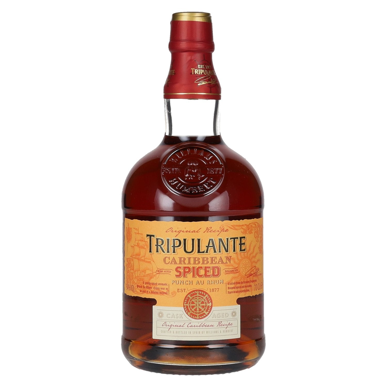 Tripulante Caribbean Spiced 34% Vol. 0,7l
