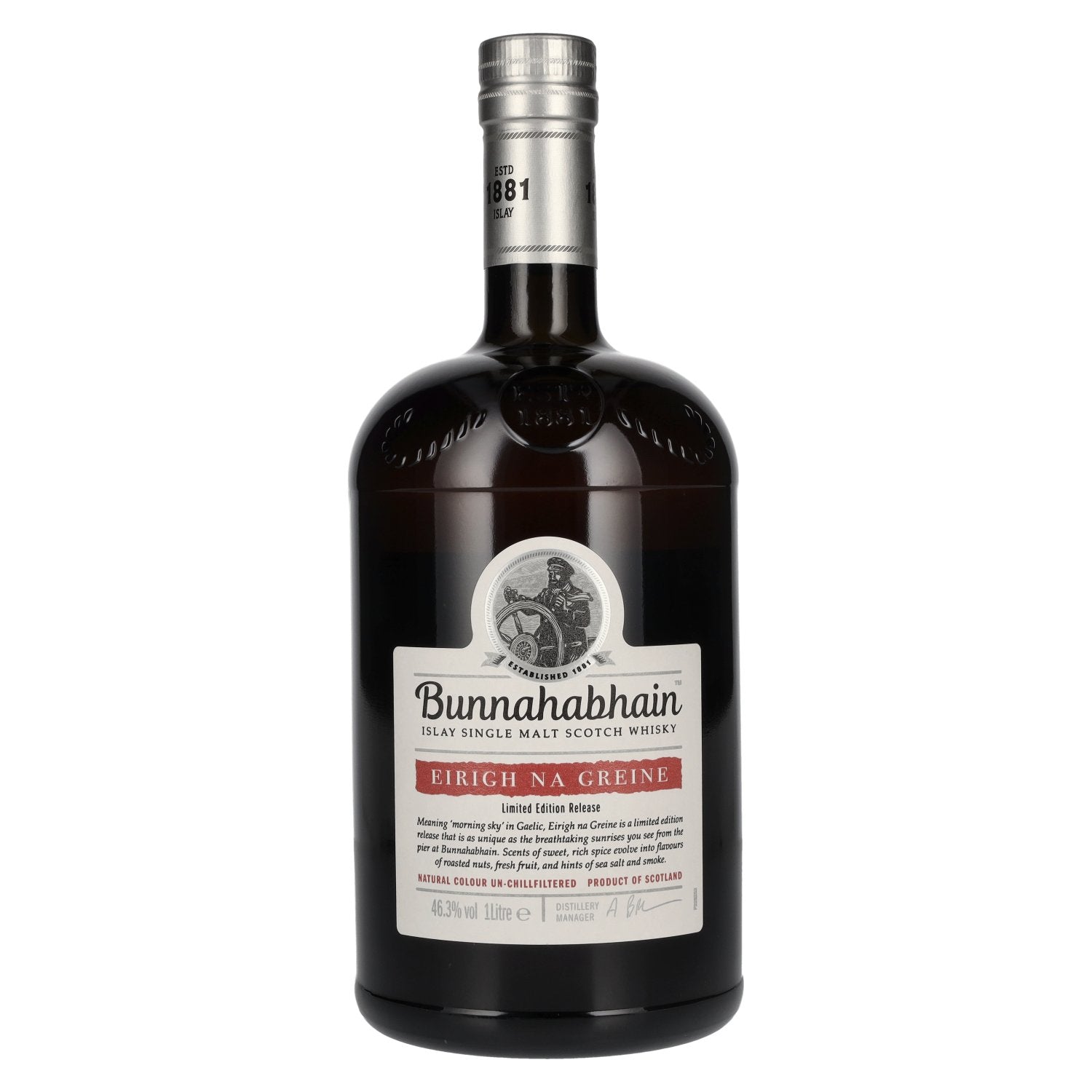 Bunnahabhain EIRIGH NA GREINE Islay Single Malt Scotch Whisky 46,3% Vol. 1l