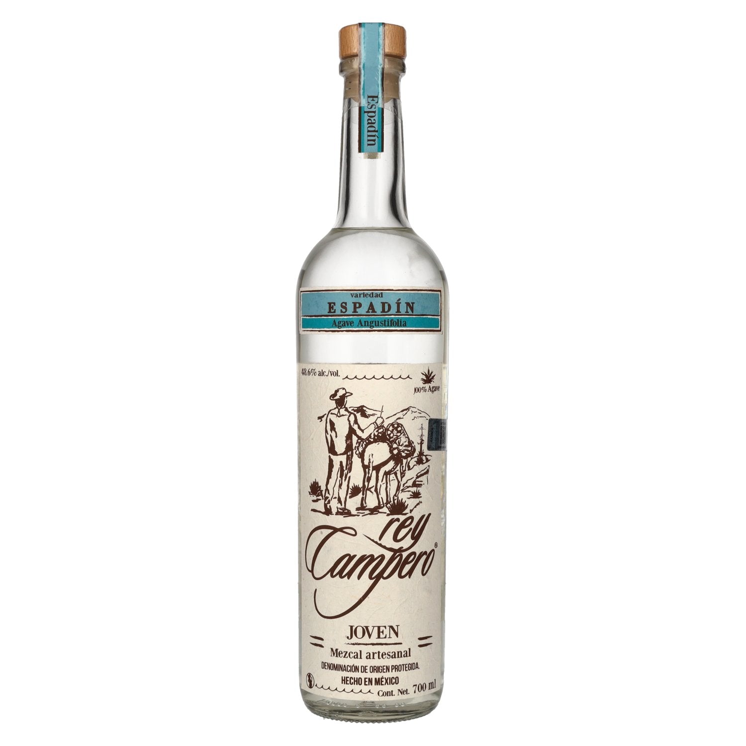 Rey Campero Mezcal ESPADIN 48,6% Vol. 0,7l