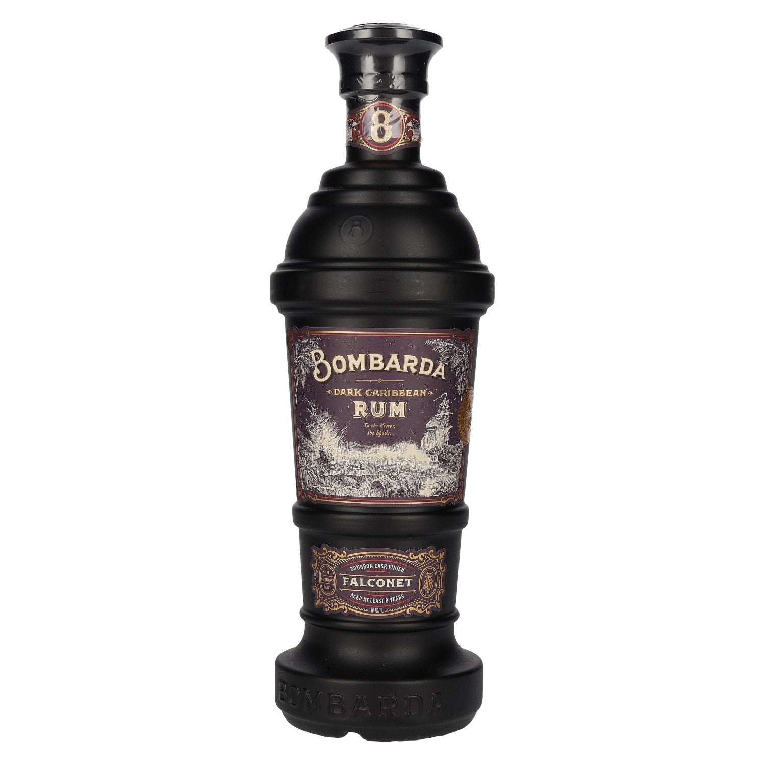 Bombarda FALCONET Dark Caribbean Rum 43% Vol. 0,7l