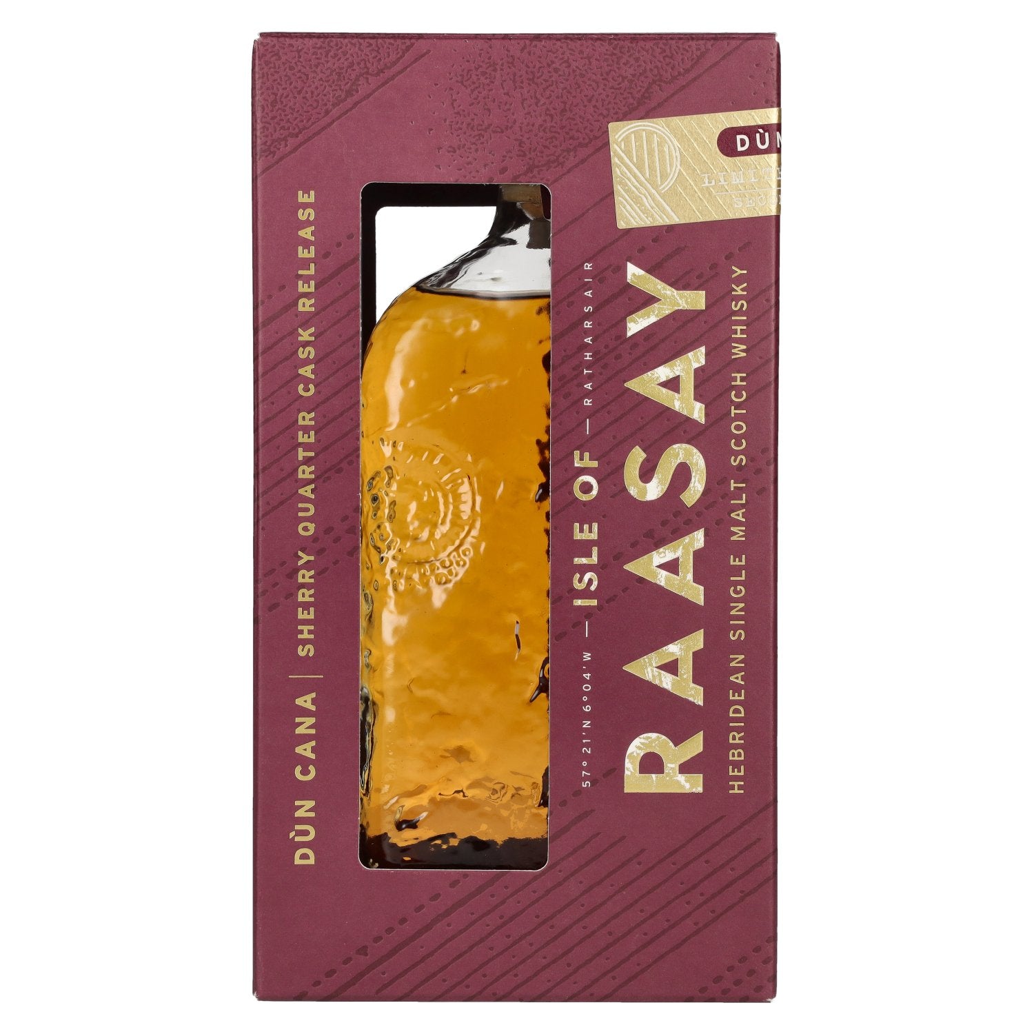 Isle of RAASAY Dun Cana Second Edition Sherry Quarter Cask Single Malt Limited Release 52% Vol. 0,7l in Giftbox