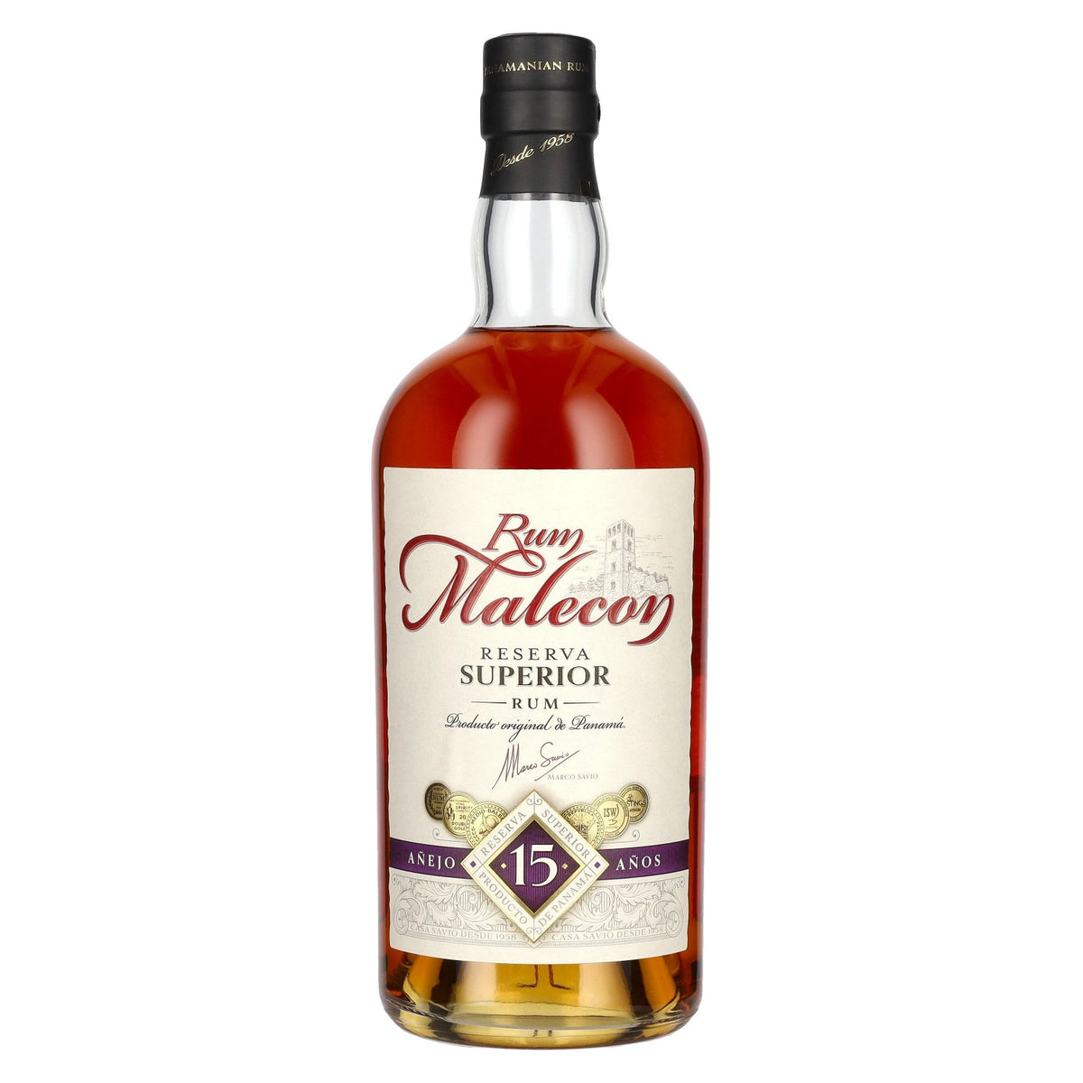 Rum Malecon Anejo 15 Anos Reserva Superior 40% Vol. 0,7l