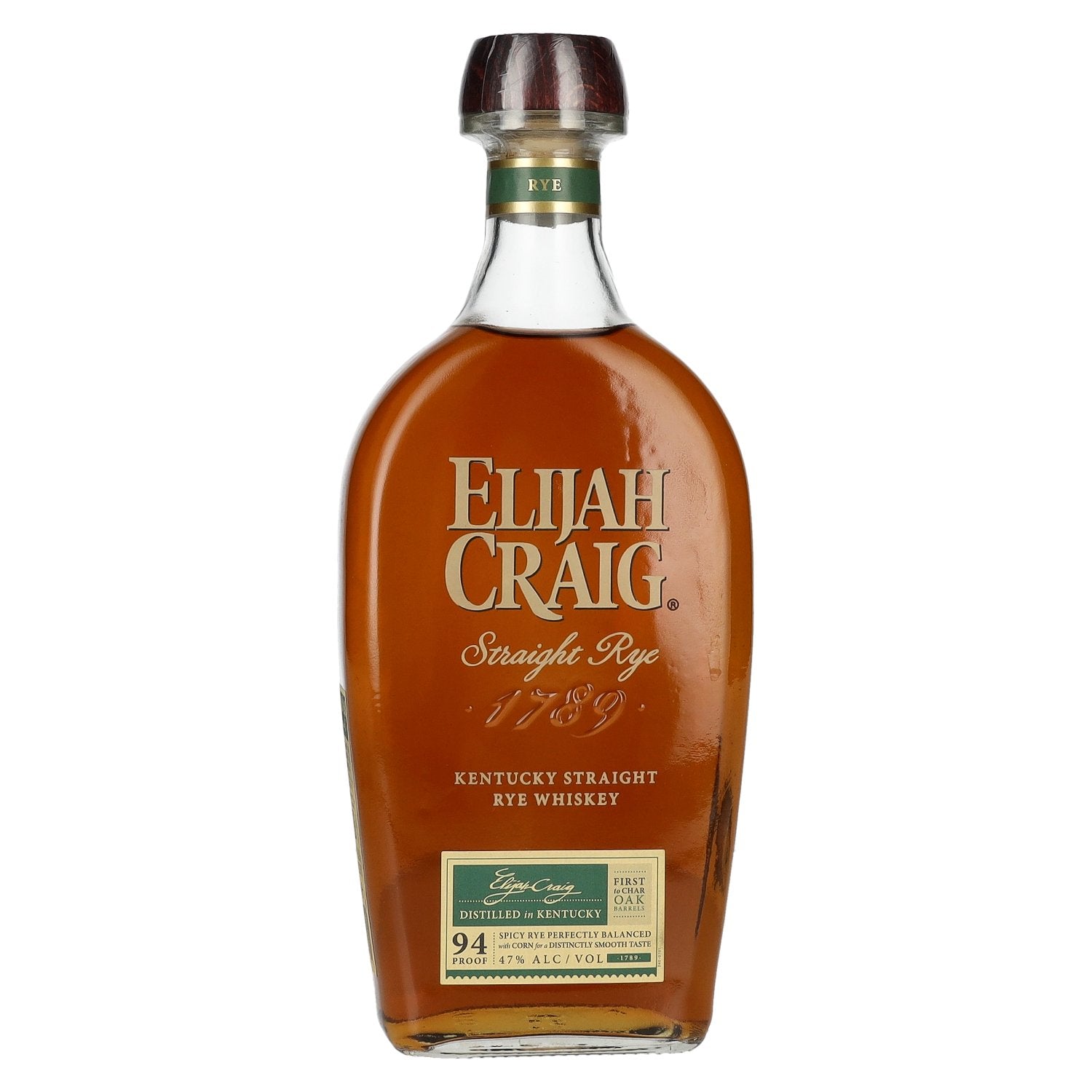 Elijah Craig Kentucky Straight Rye Whiskey 94 Proof 47% Vol. 0,7l