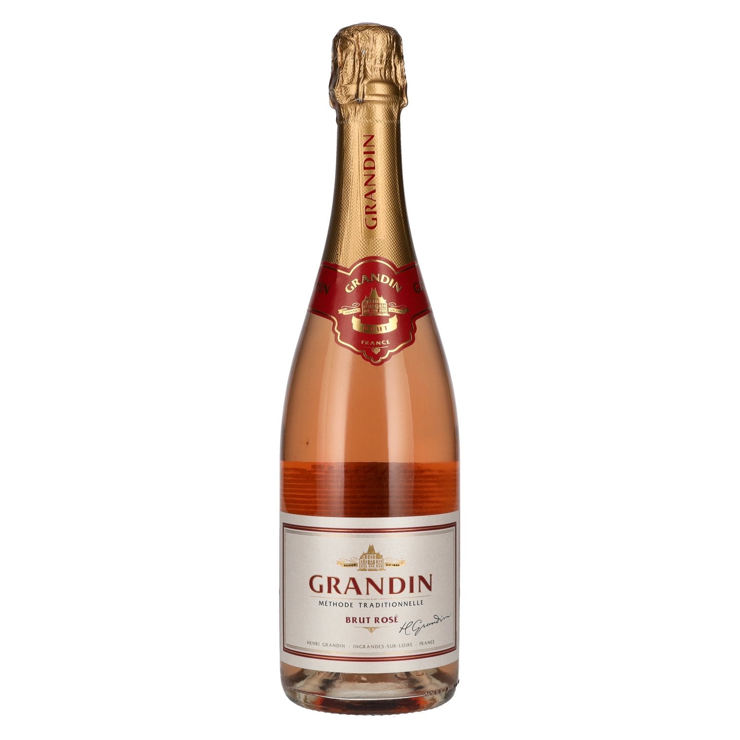 Grandin Brut Rose Methode Traditionnelle 12% Vol. 0,75l