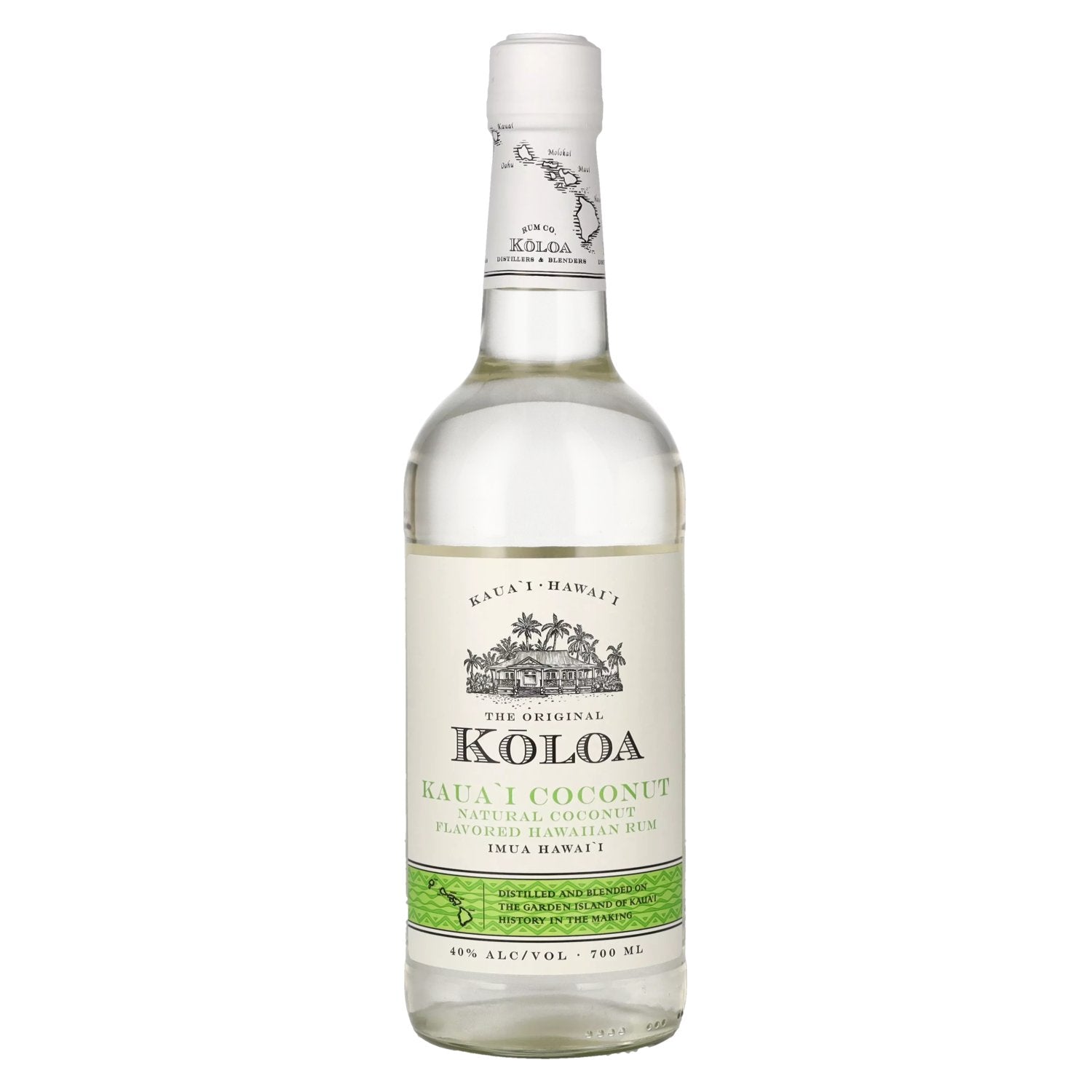 Kōloa Kaua'i COCONUT Flavored Hawaiian Rum 40% Vol. 0,7l