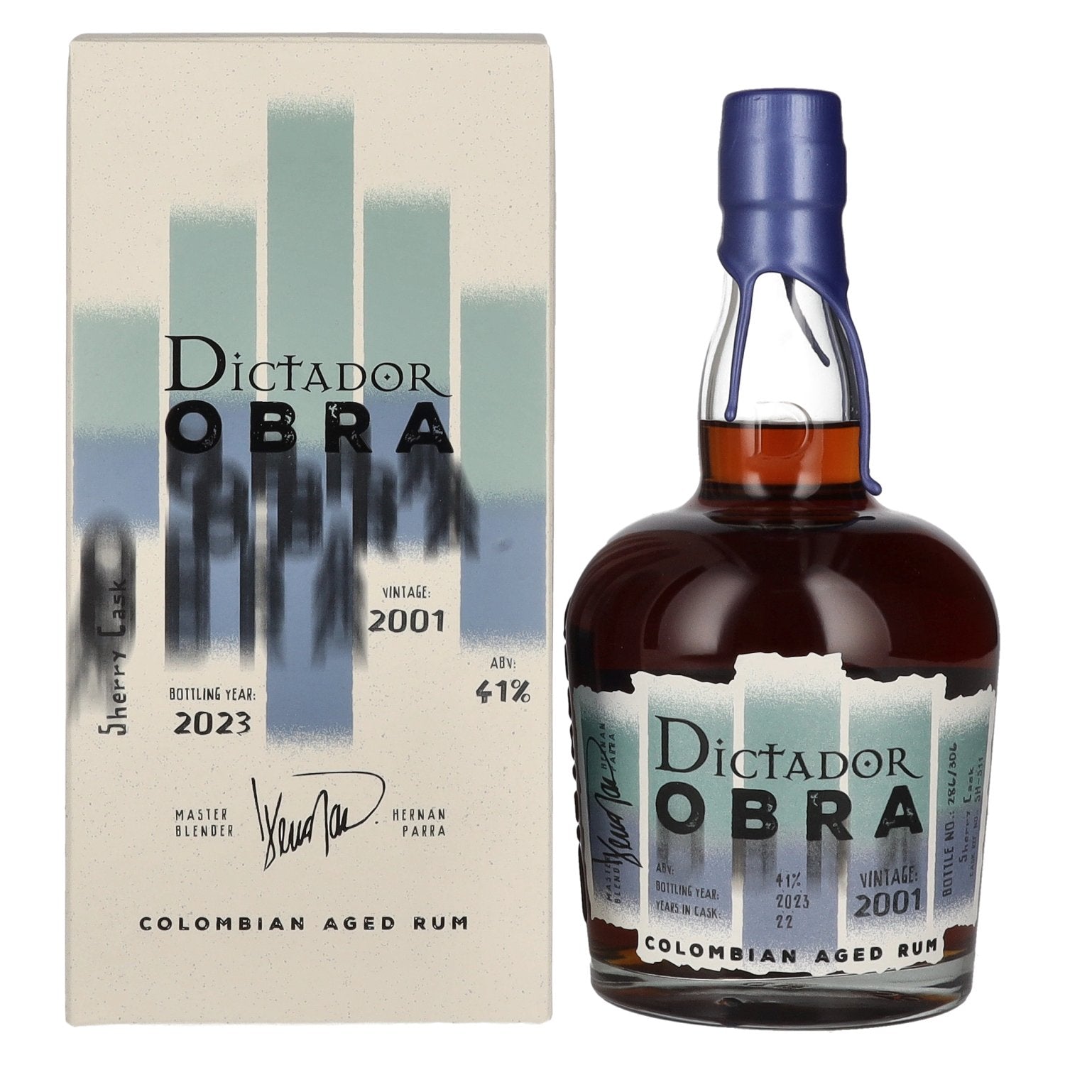 Buy Dictador OBRA VINTAGE 22 Years Old SHERRY CASK Rum 2001 41% Vol. 0 ...