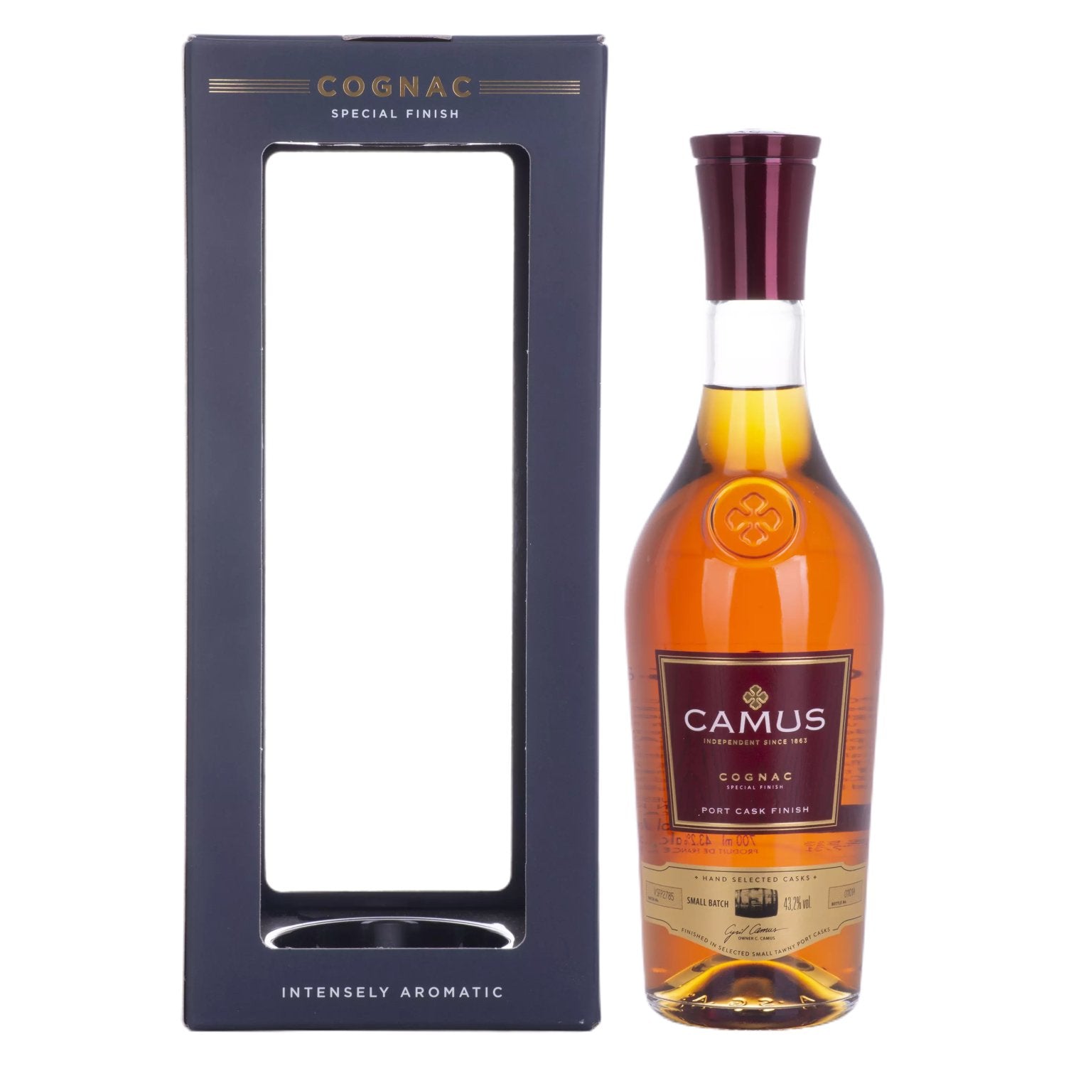 Camus Port Cask Finish Cognac Batch 2 43,2% Vol. 0,7l in Giftbox