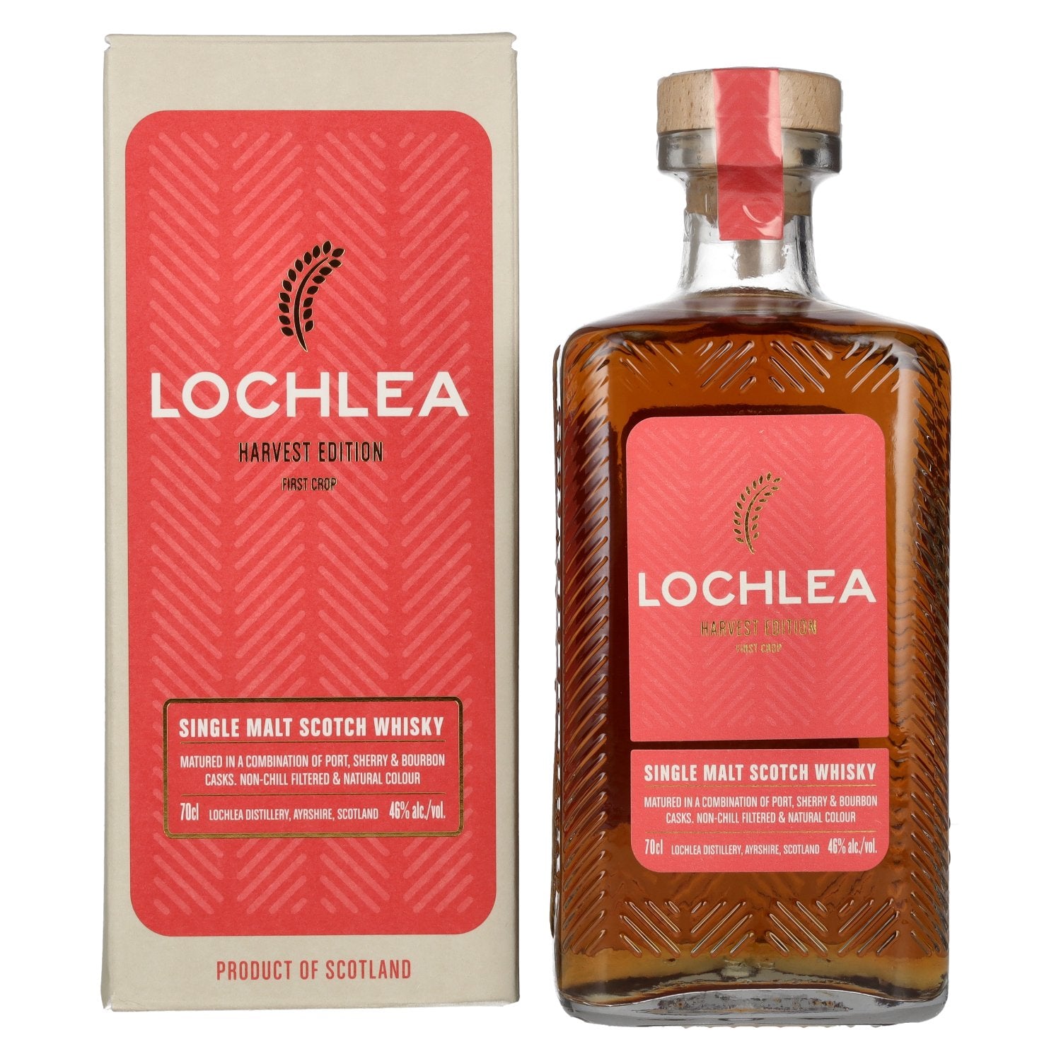 Lochlea HARVEST EDITION First Crop Single Malt Scotch Whisky 46% Vol. 0,7l in Giftbox