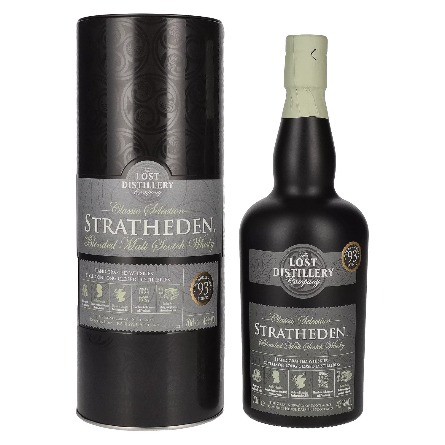 The Lost Distillery STRATHEDEN Blended Malt 43% Vol. 0,7l in Tinbox